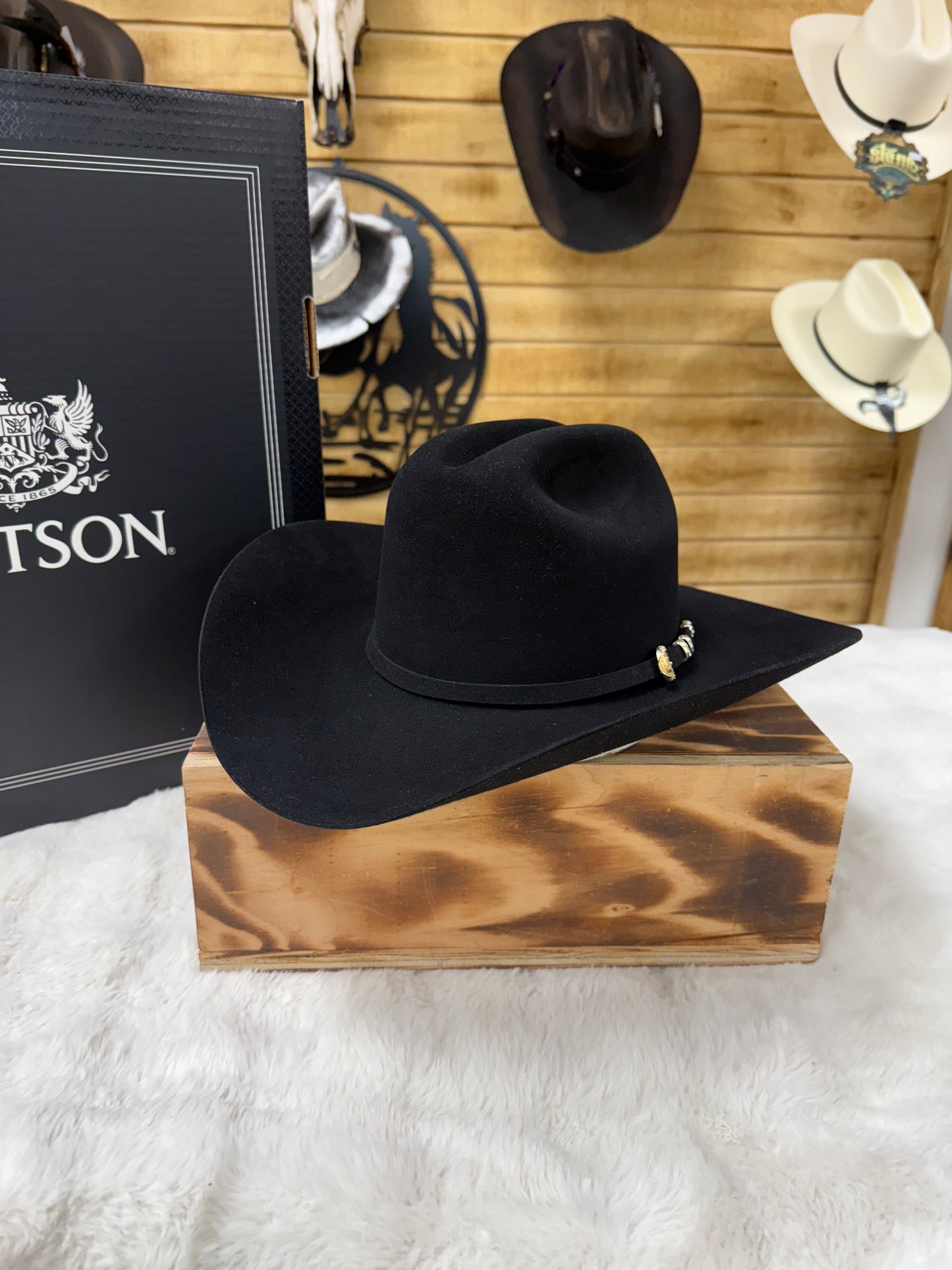 Stetson 100x El Presidente GE Felt Hat - Black