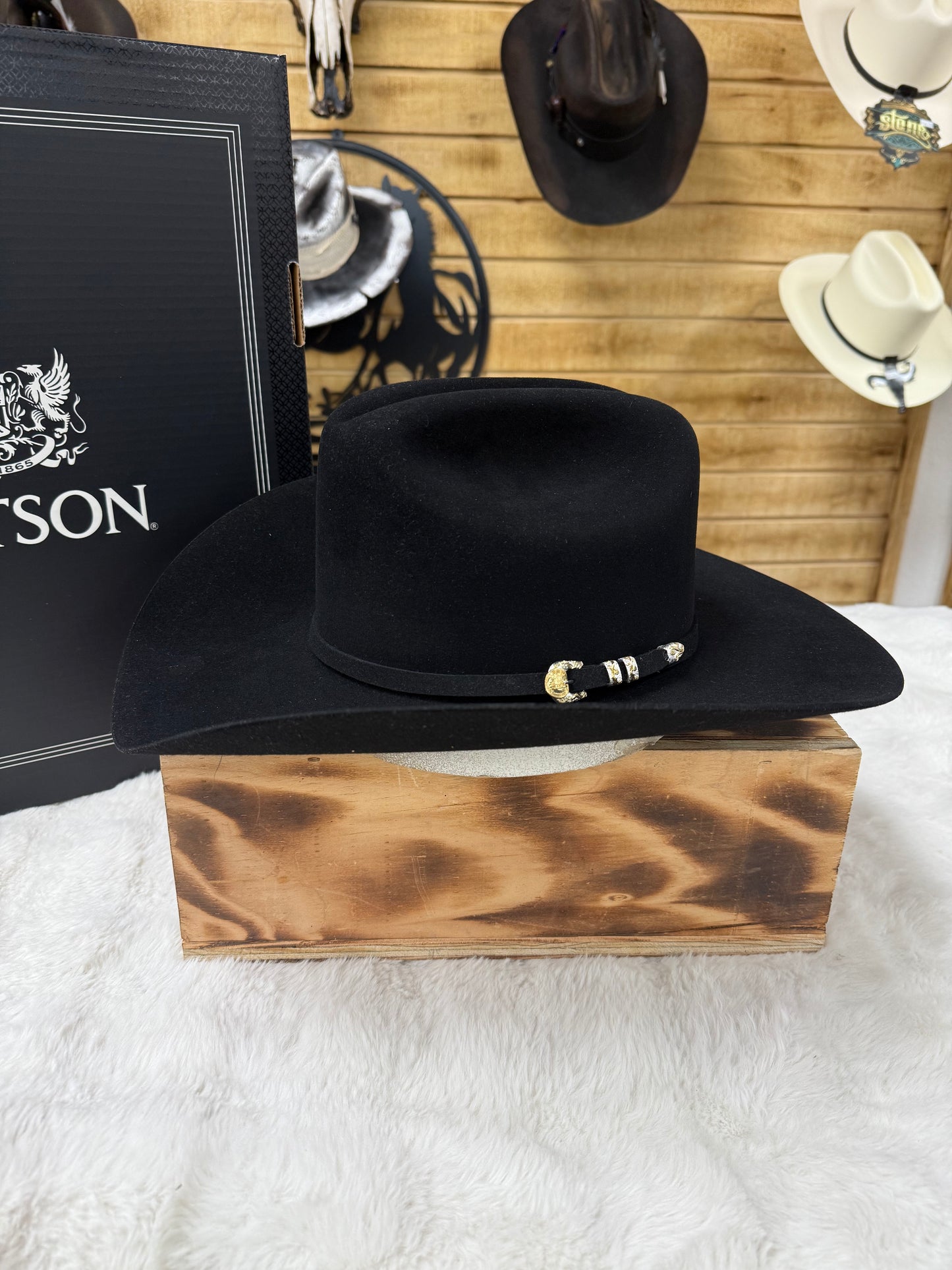 Stetson 100x El Presidente GE Felt Hat - Black