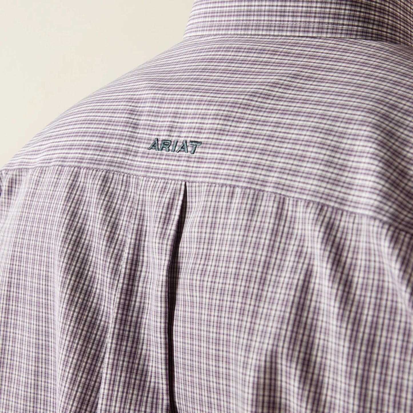 Ariat Mens Wrinkle Free Roger Classic Fit Shirt - Dark Purple