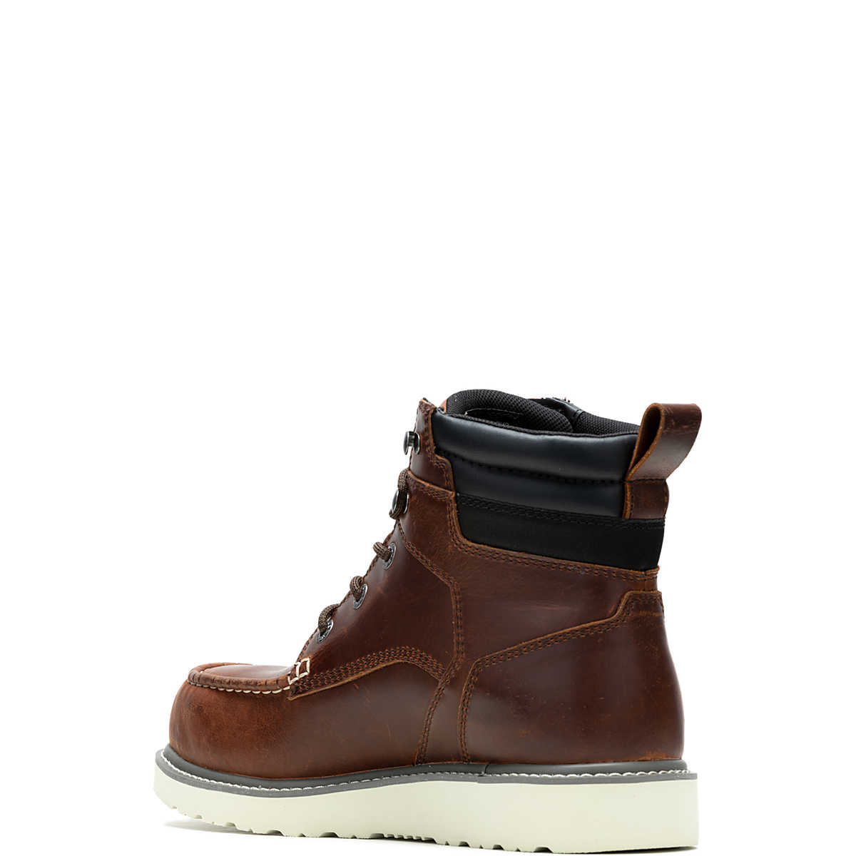 Wolverine Mens Trade Wedge 6" Moc-Toe Work Boot-Rust