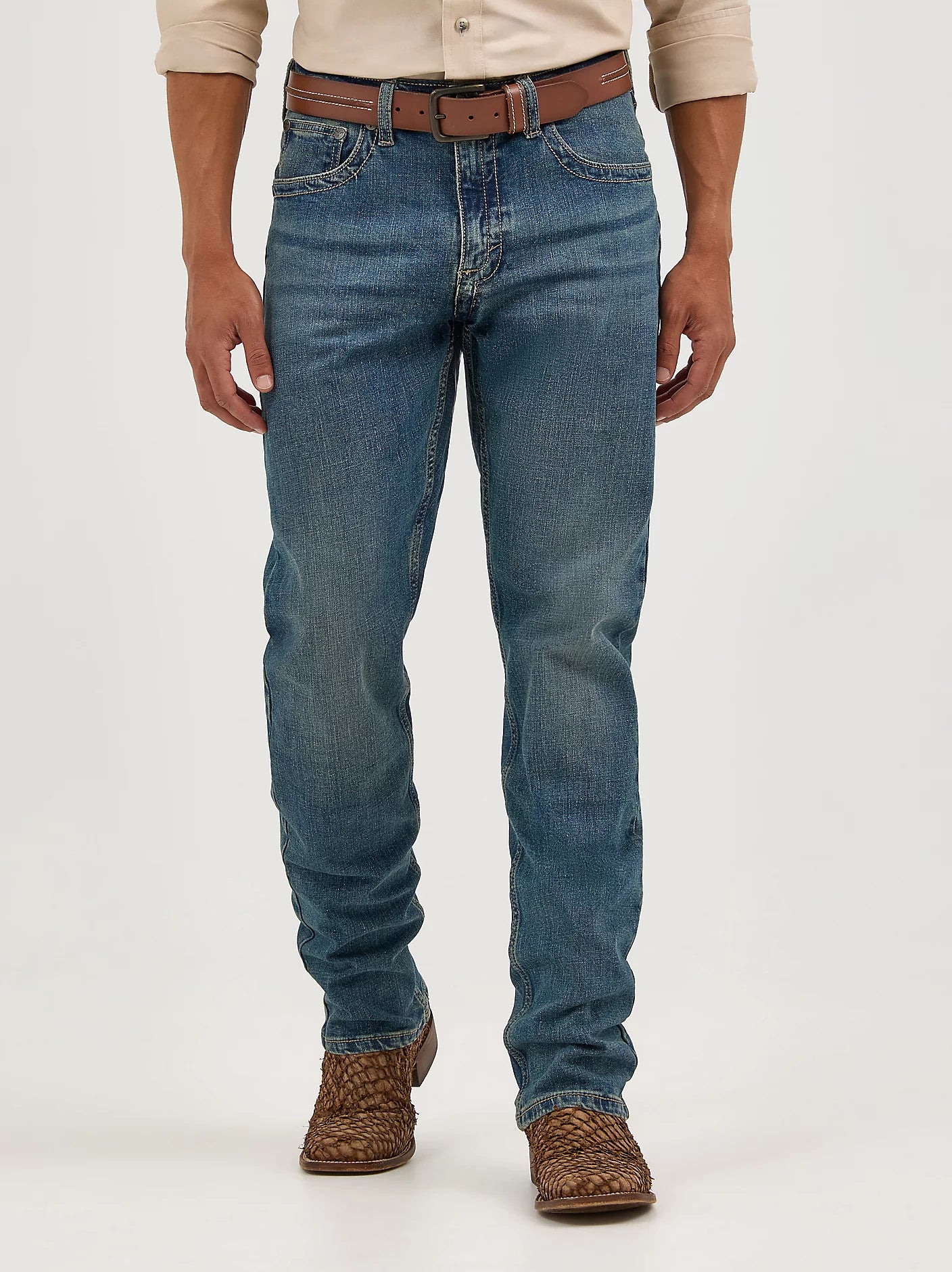Wrangler Mens 20X No.44 Slim Fit Straight Leg Jeans (McAllen)