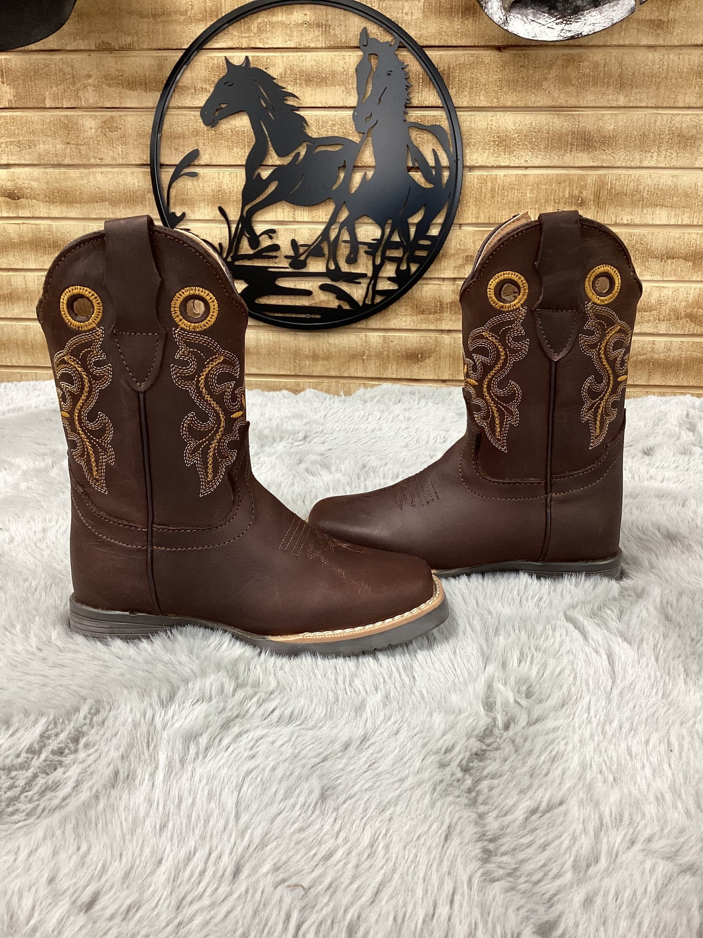 Black Stone Kids Boot Crazy Denver West (Brown) DV200