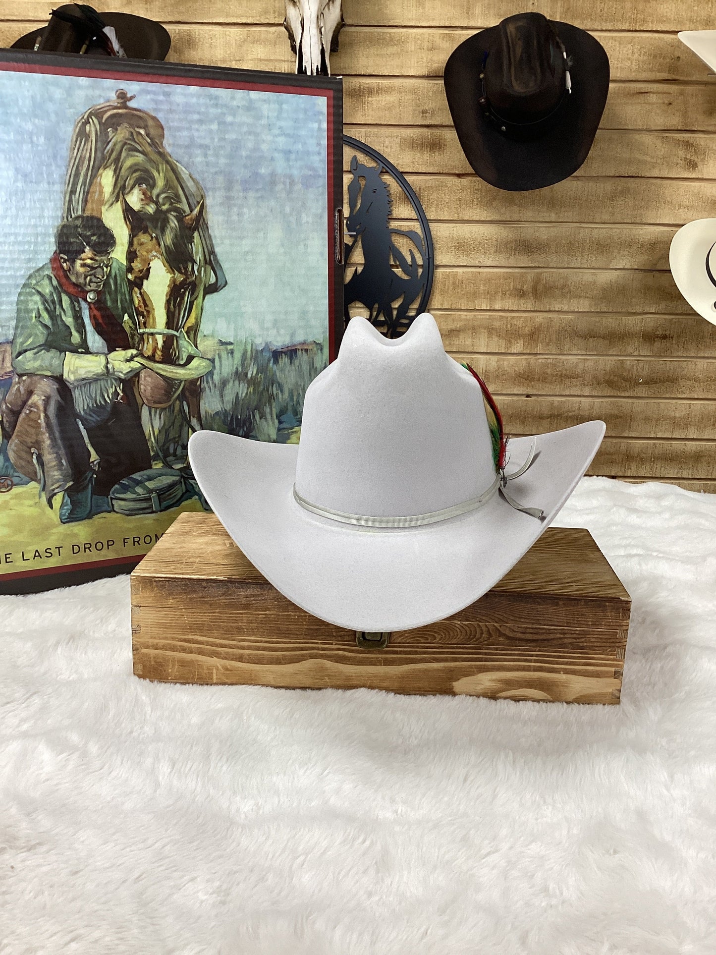 Stetson 6x Rancher Felt Hat -Silver Grey