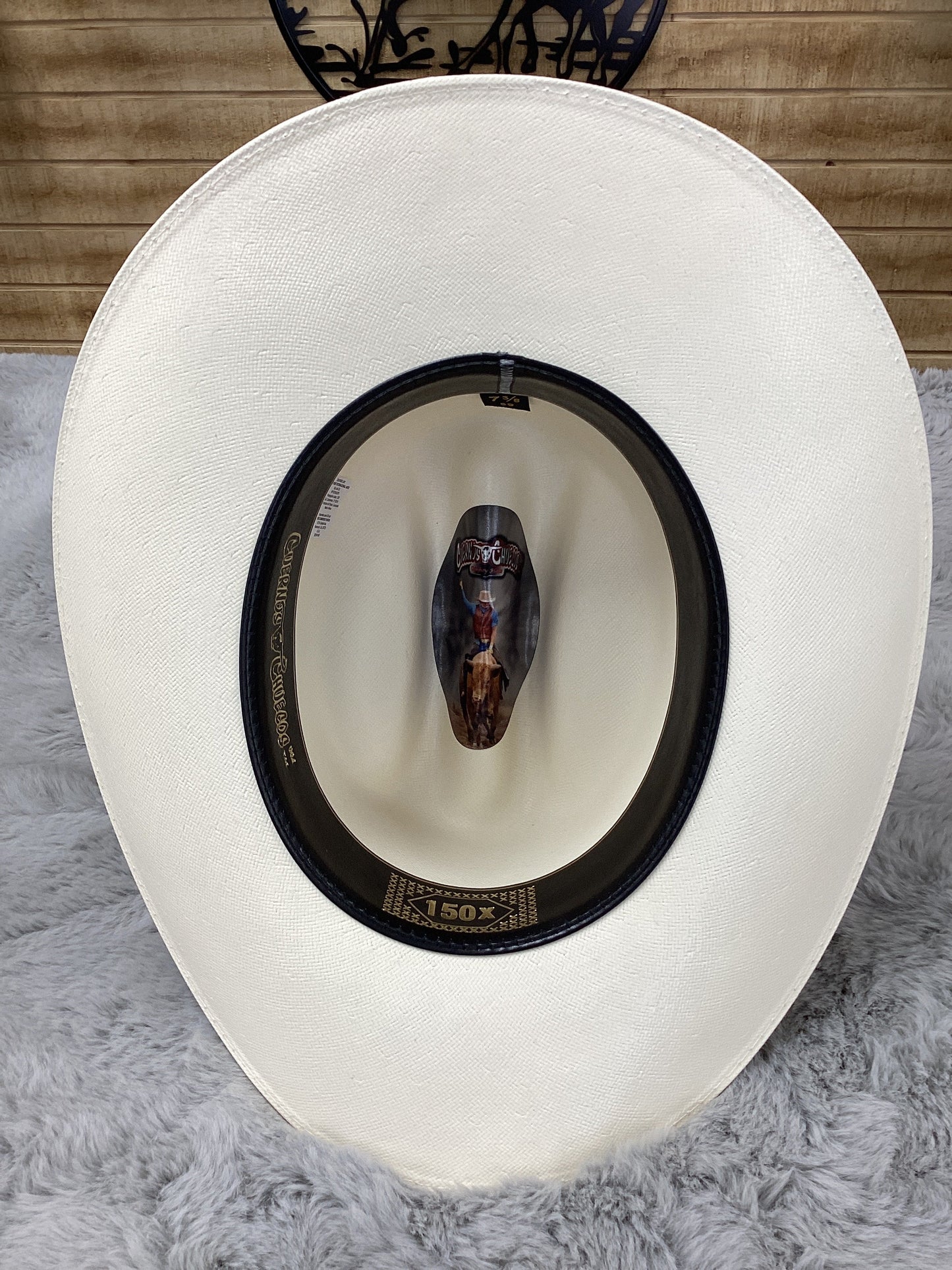 Cuernos Chuecos 150x Ranchera Shantung Hat