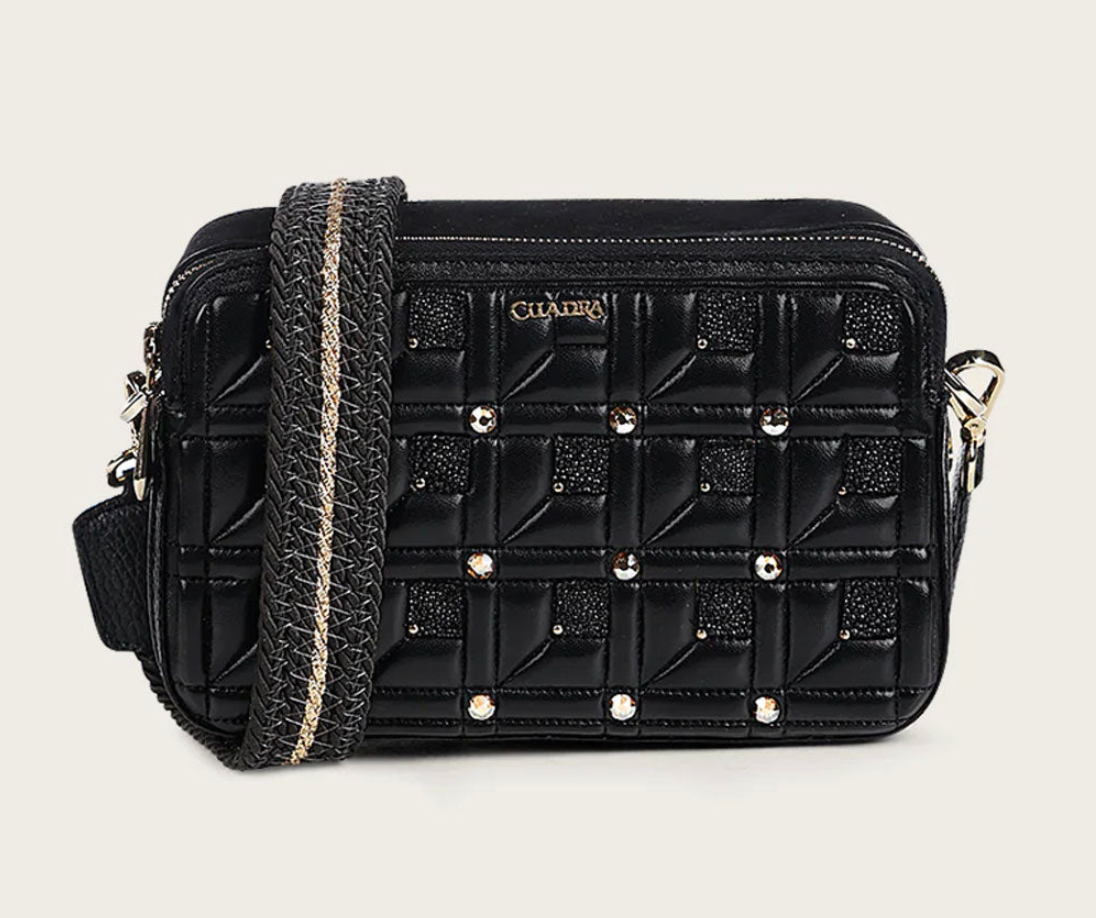美品　C.O.S.A. - Chiryu-Yonkers Cuadra Womens Stingray w/ Crystals Handbag – Parrandero Elegante