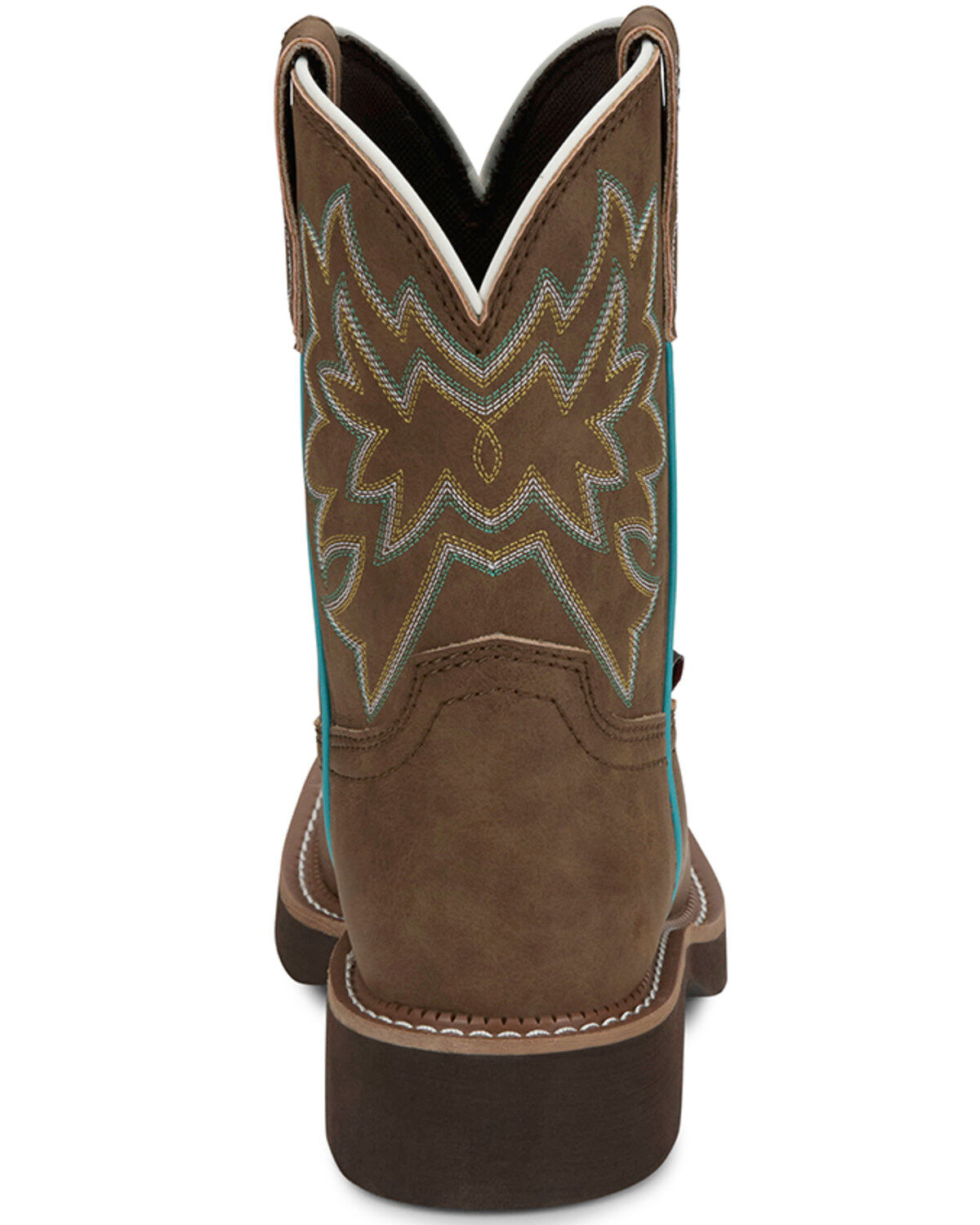 Justin Womens Low Shaft Sunny Chocolate Cowhide Boot GY9542