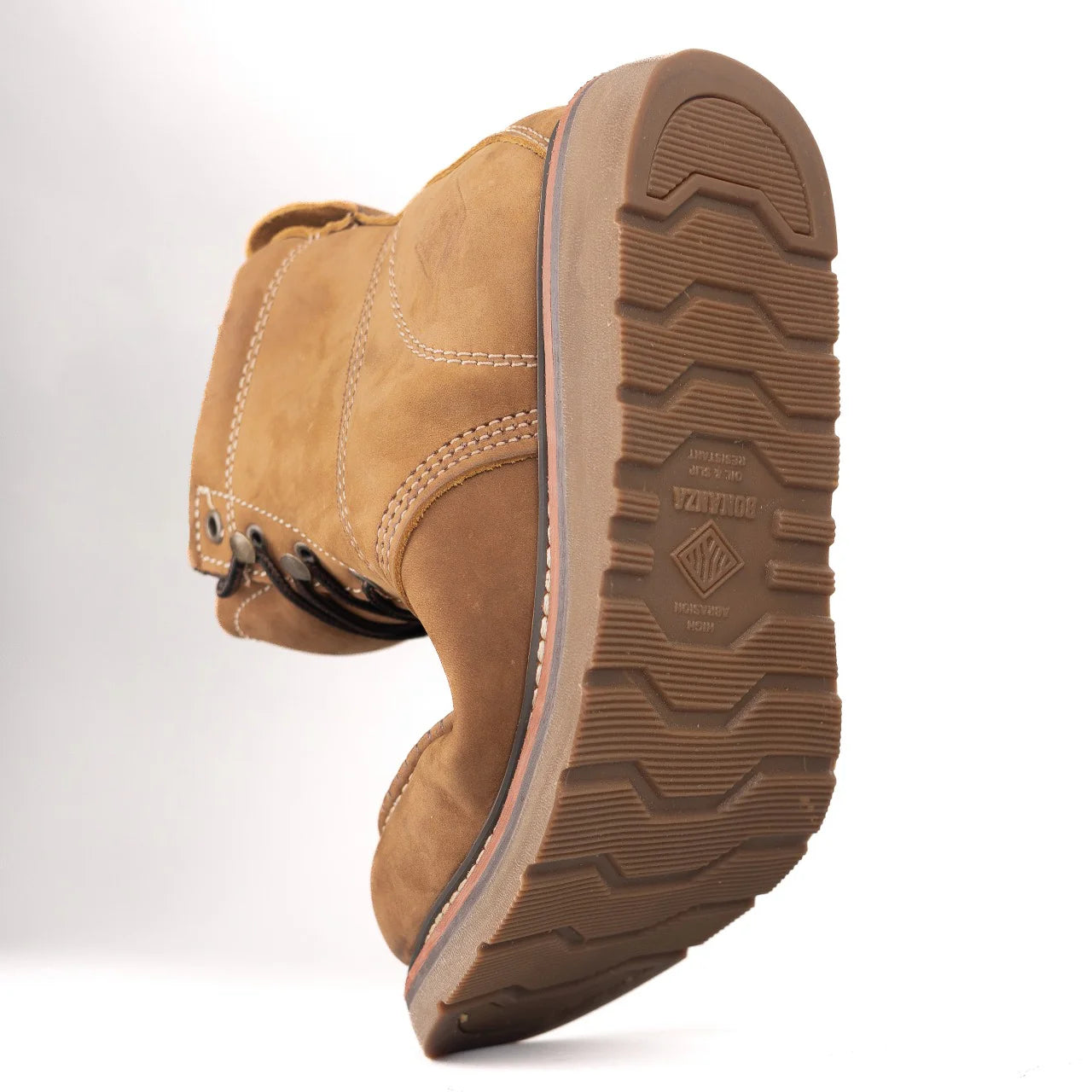 Bonanza Mens Frontier Flex 6" Moc Toe Work Boot - Crazy Brown