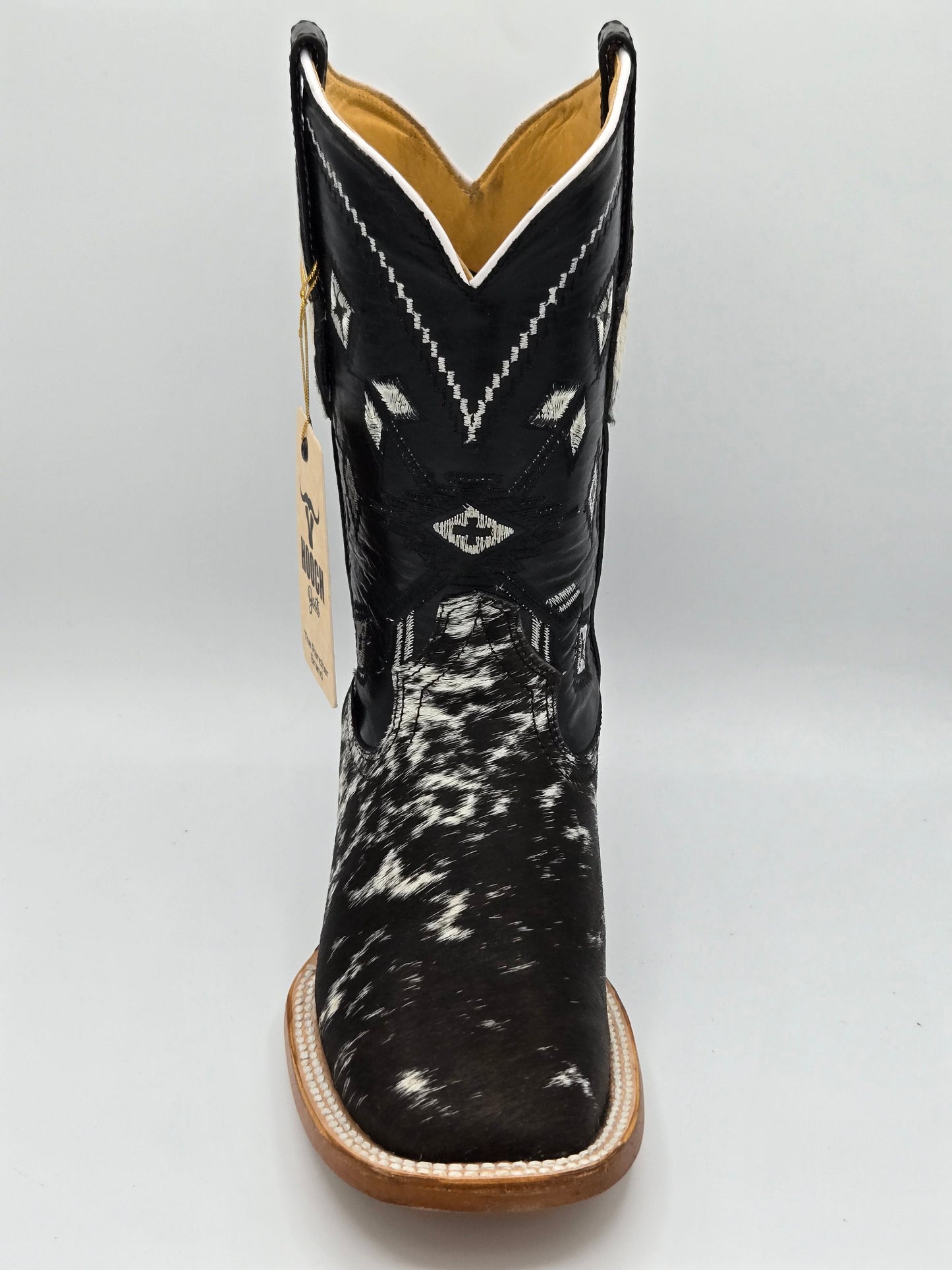Hooch Mens Diamond Style Cowhide Boots