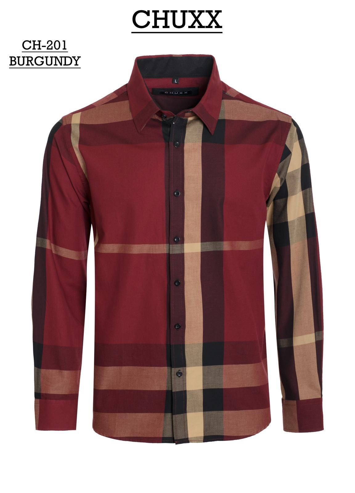 Chuxx/Baldelli Mens Plaid Shirt