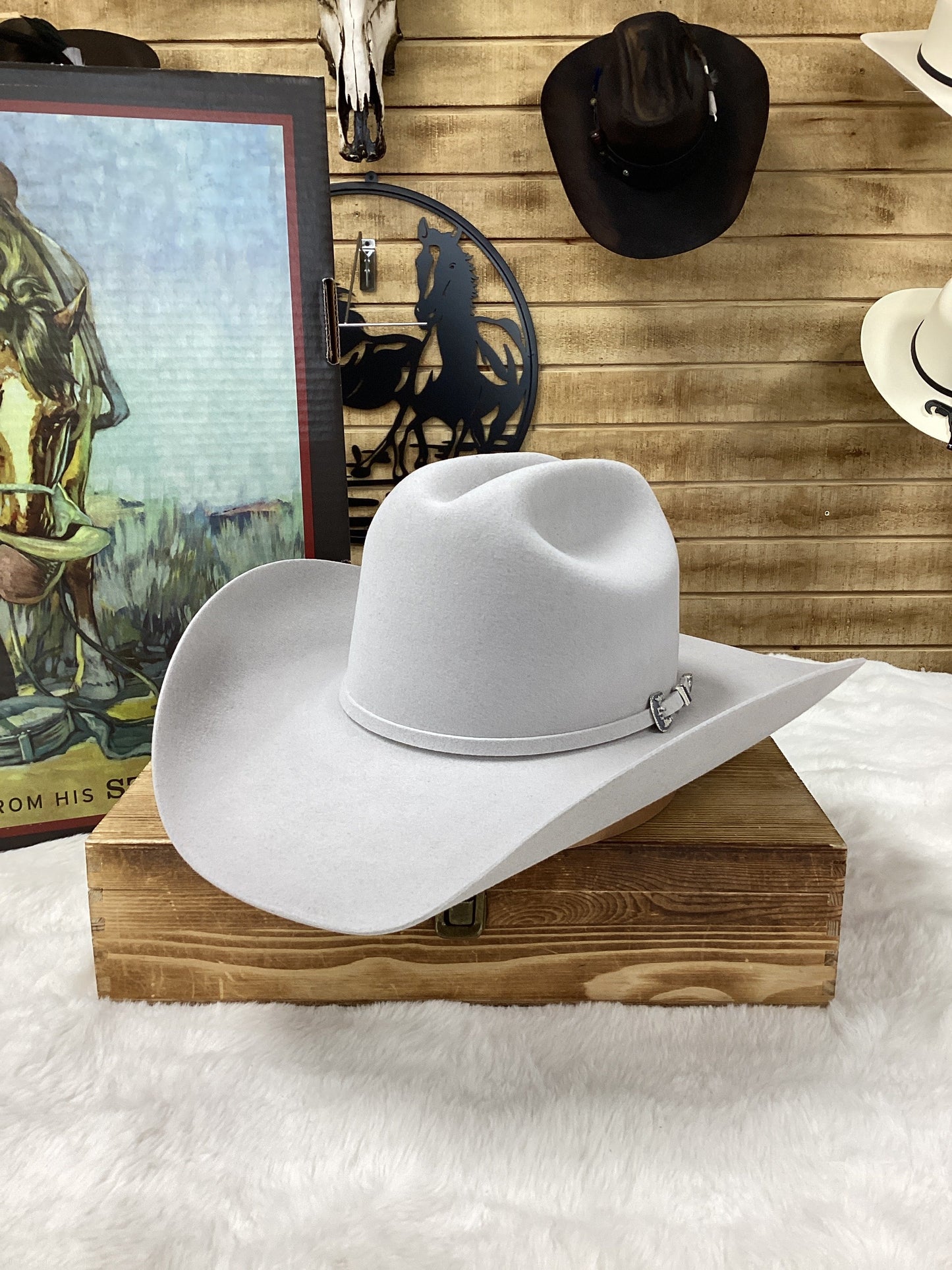 Stetson 6x Skyline Felt Hat -Silver Grey