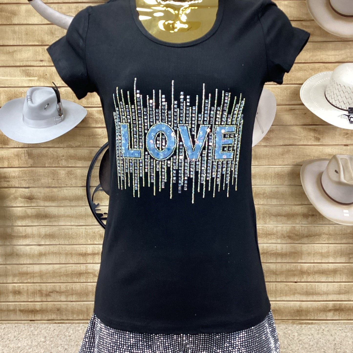 Aronia Womens Love Shirt (Black)