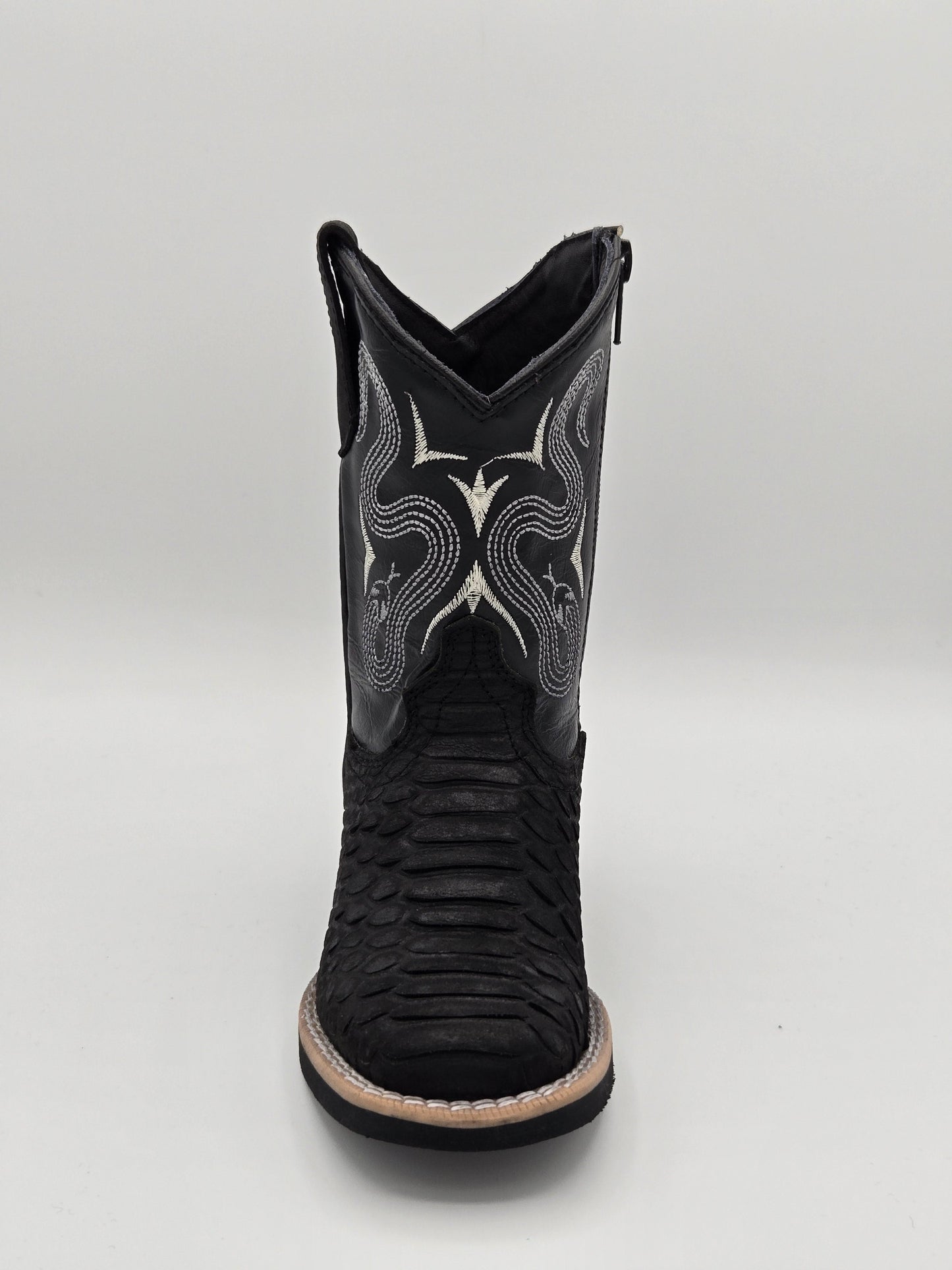 Joe Boots Kids Python Print Cowboy Boots