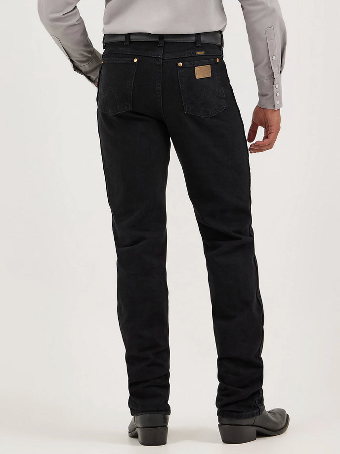 Wrangler Mens Cowboy Cut Slim Fit (Shadow Black)