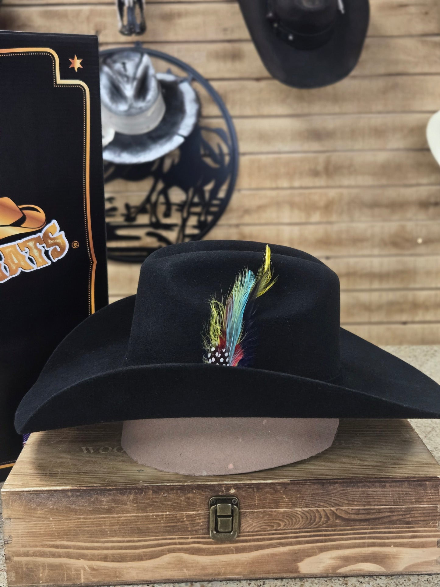 Tennessee Hats 100x Maverick Wool Felt Hat - Blak