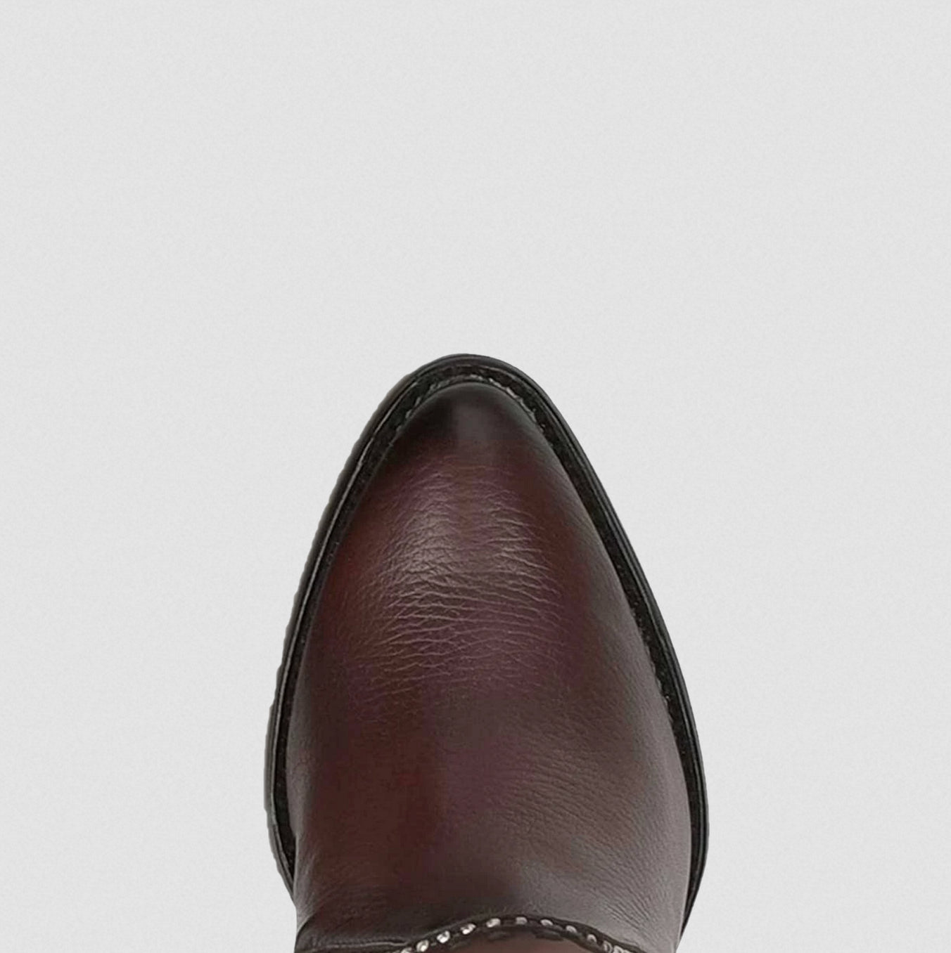 Cuadra Womens Embroidered High Knee Boot - Damasco Chocolate