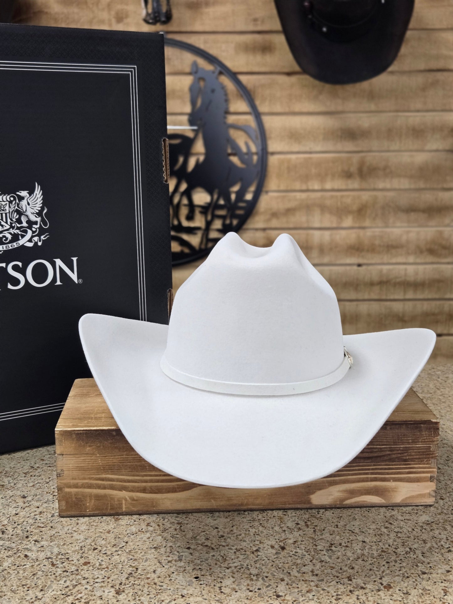 Stetson 10X Shasta Felt Hat -White