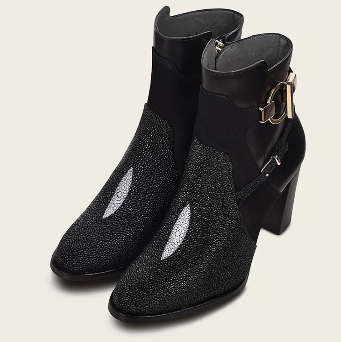 Franco Cuadra Womens Stingray Bootie - Black