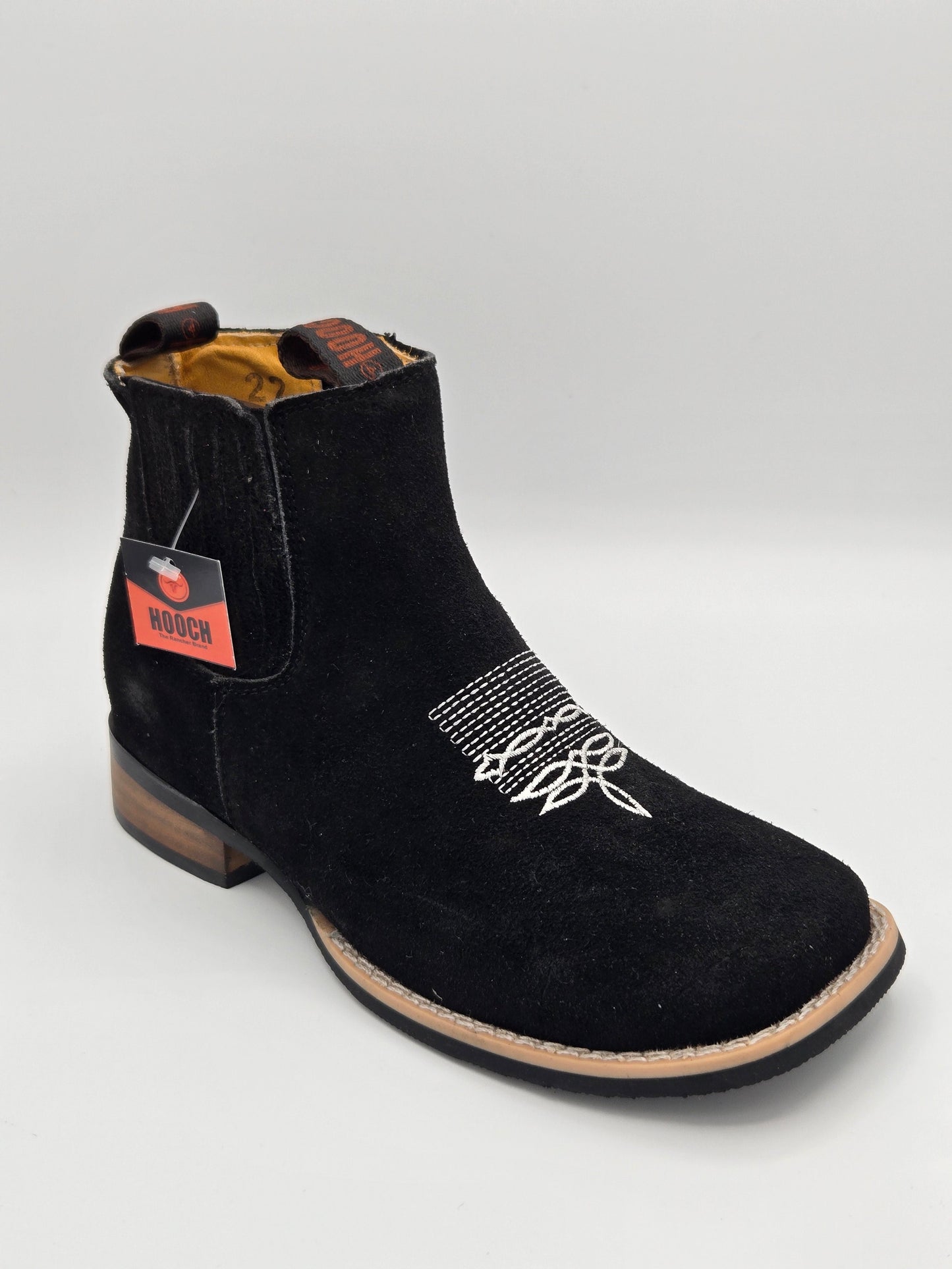 Hooch Kids Black Suede Boots – The Rancher Brand