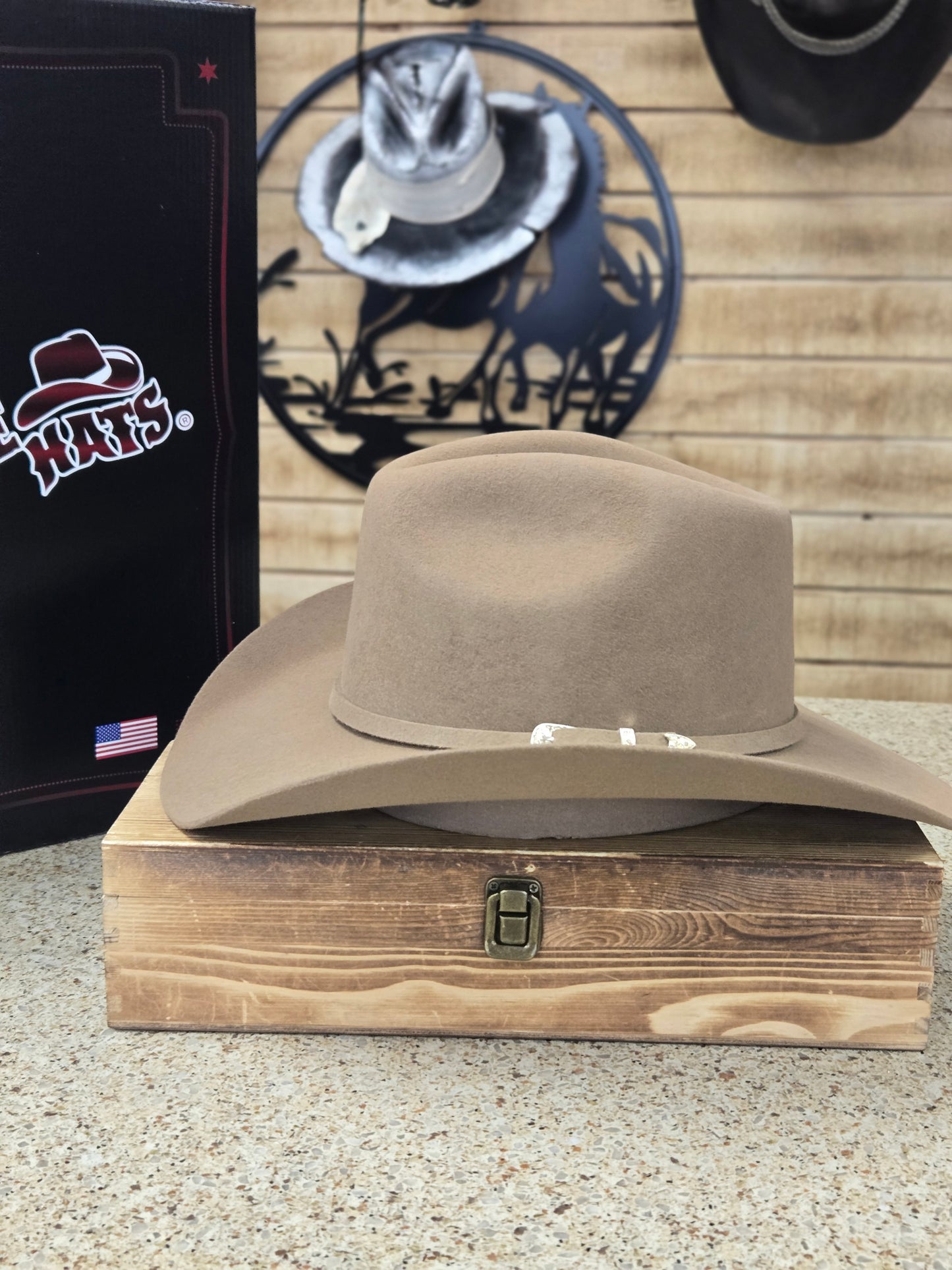 Tennessee Hats 6X Indiana Alta Wool Felt Hat- Fawn