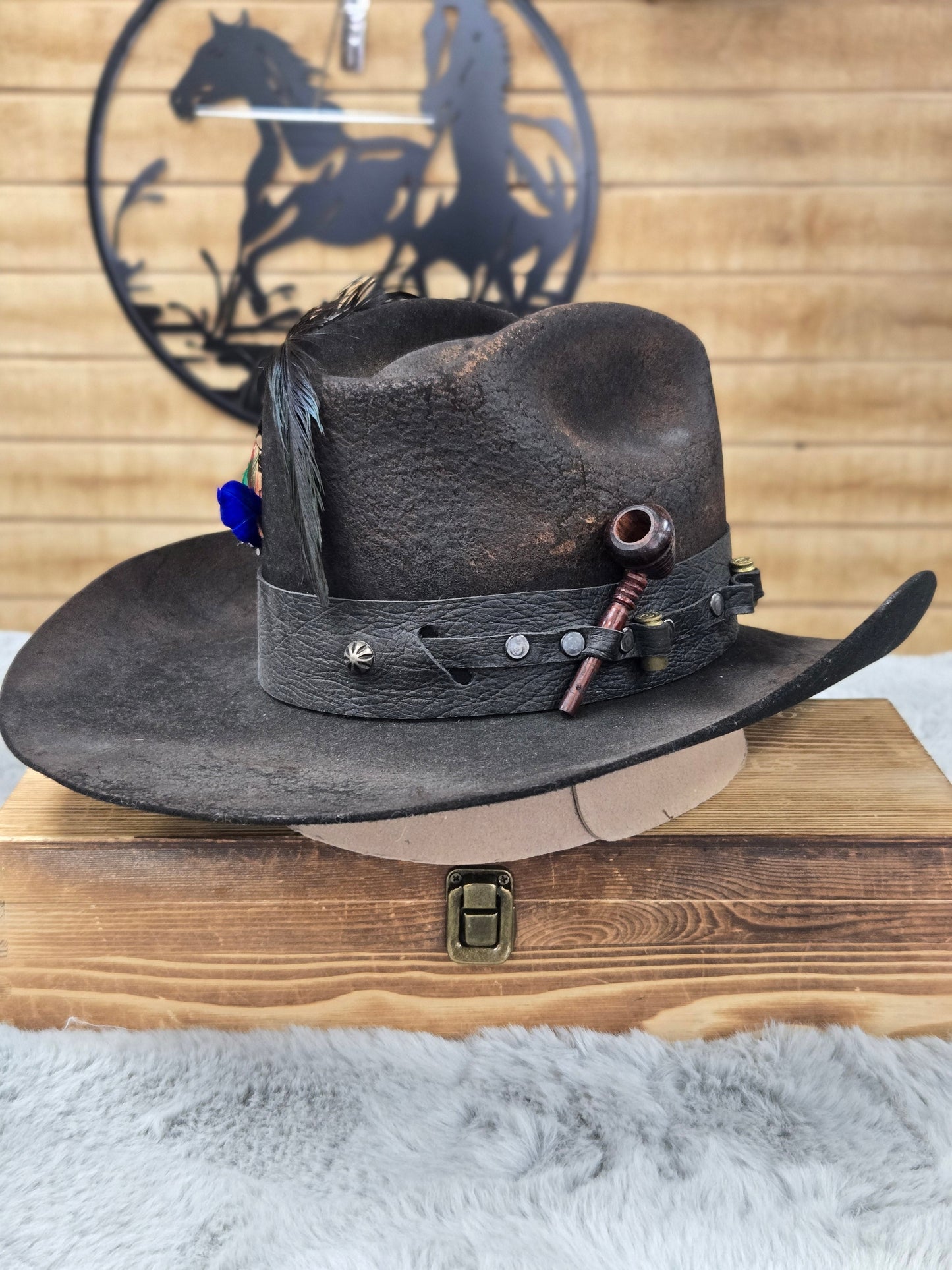 Stone Vintage 'El Jinete' Wool Felt Hat
