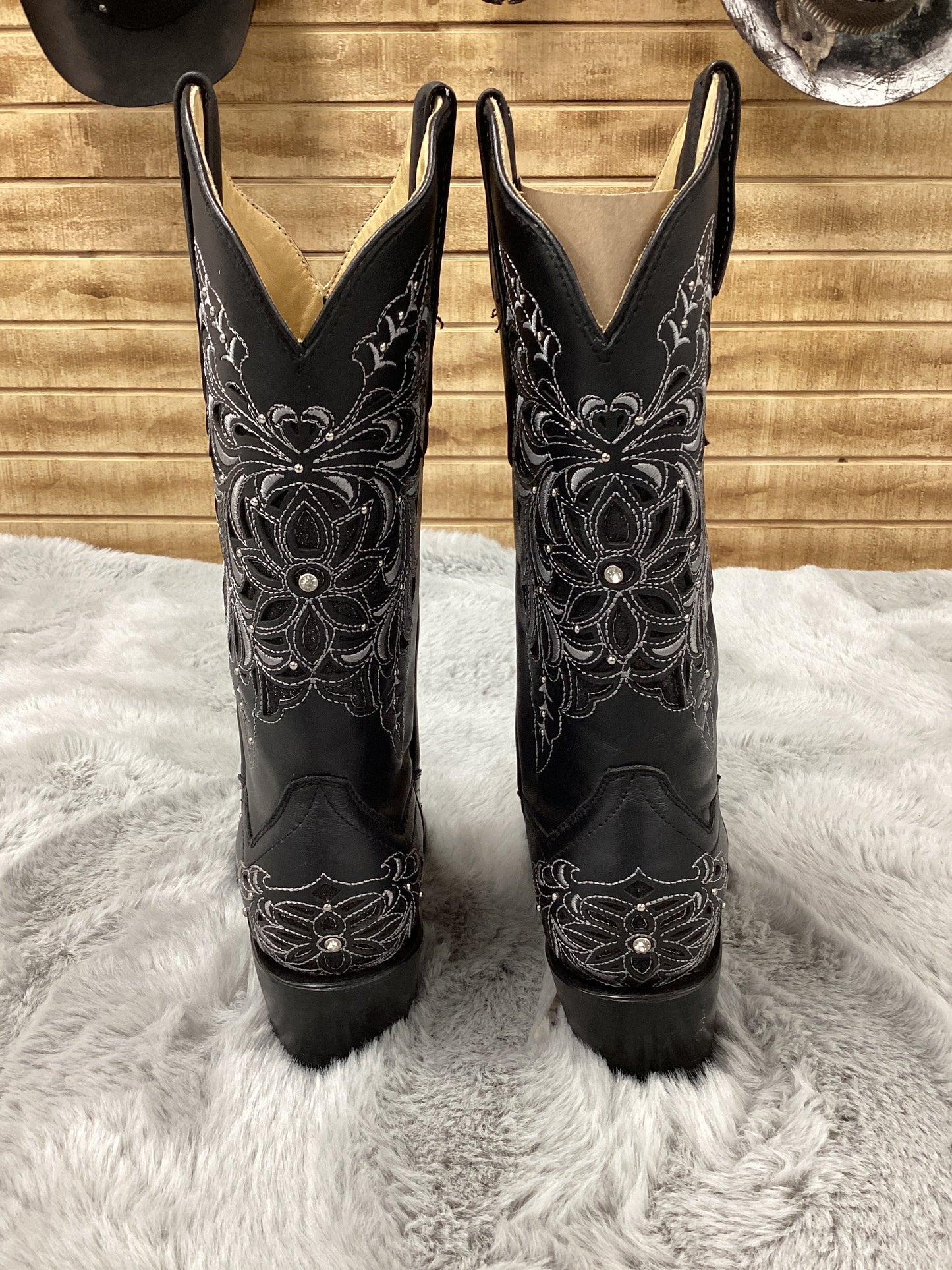 Rockem WomenS Boot Country Waxy Retro (Black)