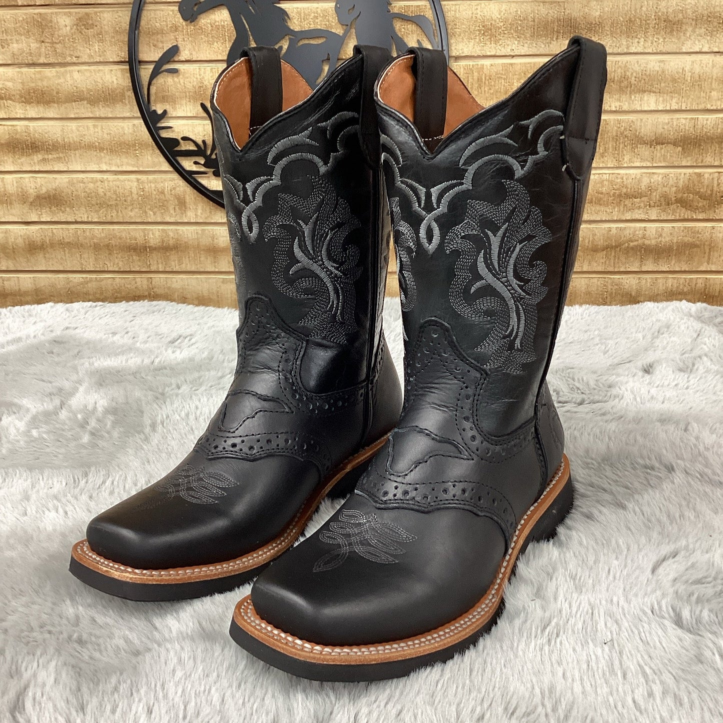 Tierra Blanca Kids Boot Graso (Black) 754