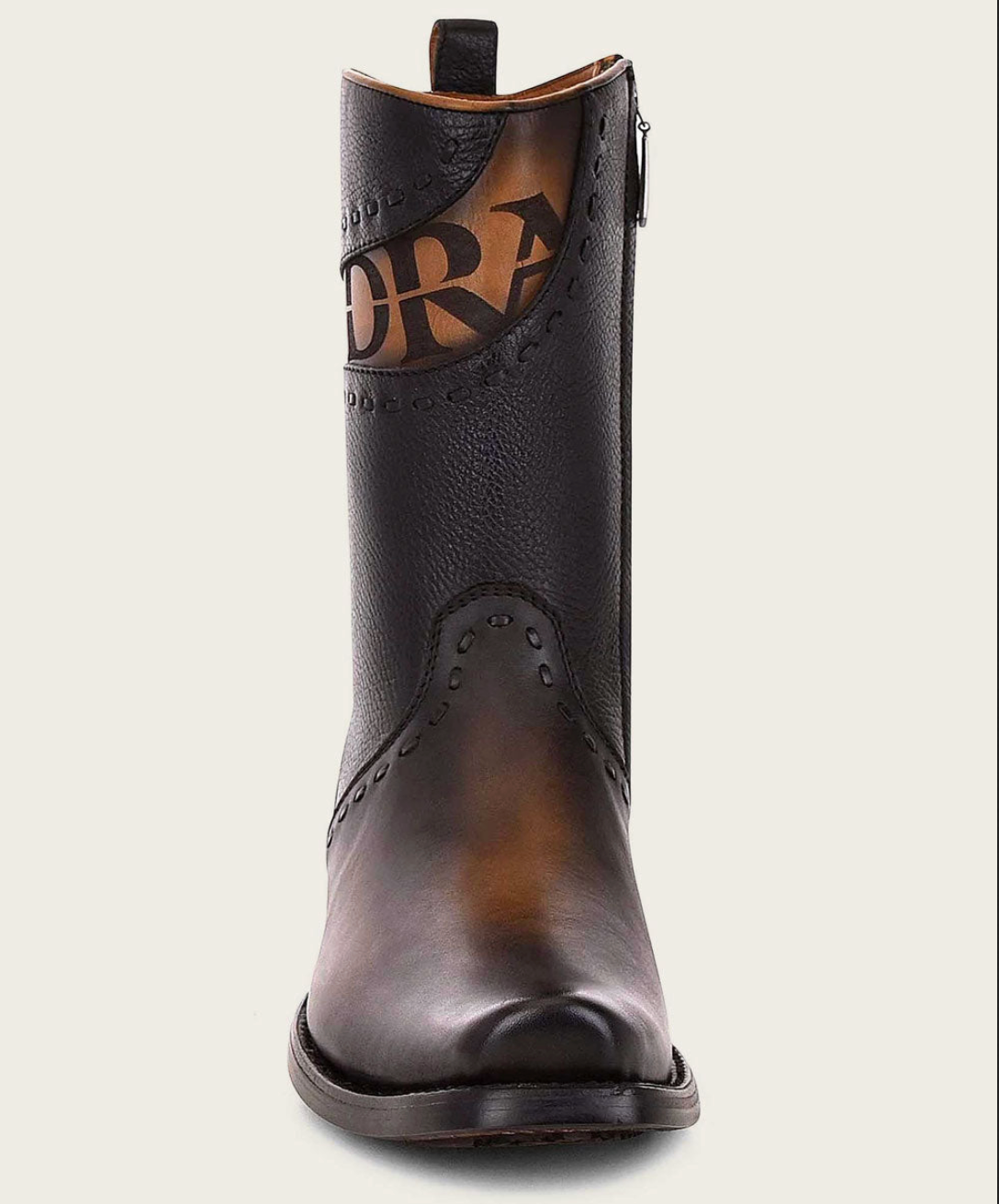 Cuadra Mens Urban Engraved Bovine Low Shaft Boot - Brown
