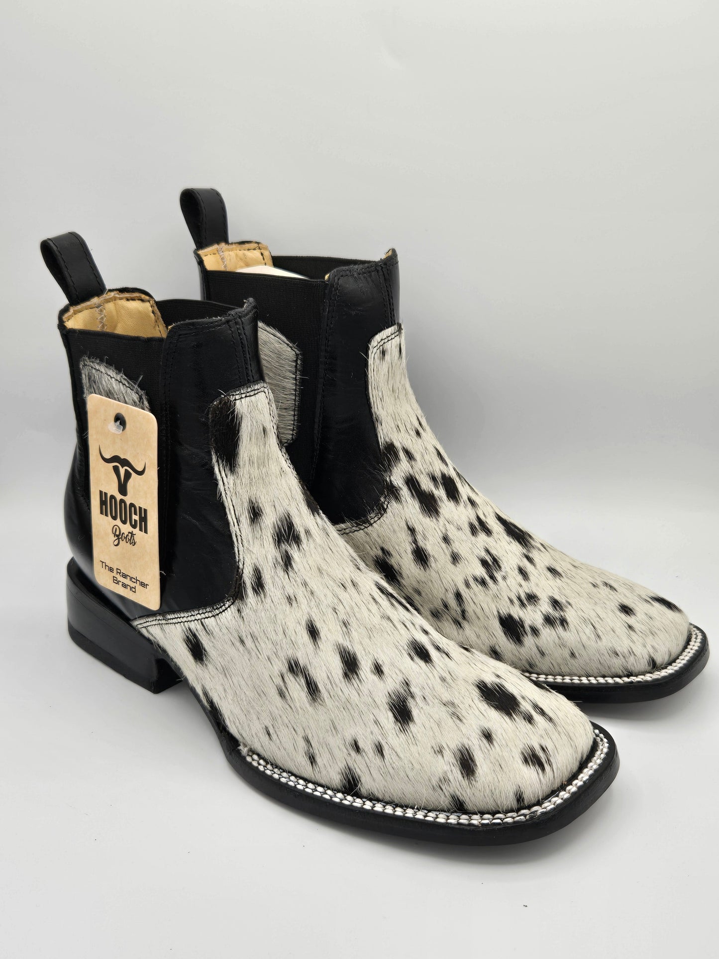 Hooch Mens Cowhide Ankle Boots