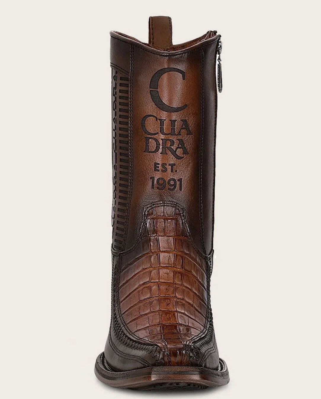 Cuadra Mens Engraved Fuscus Belly Low Shaft Boot - Brown