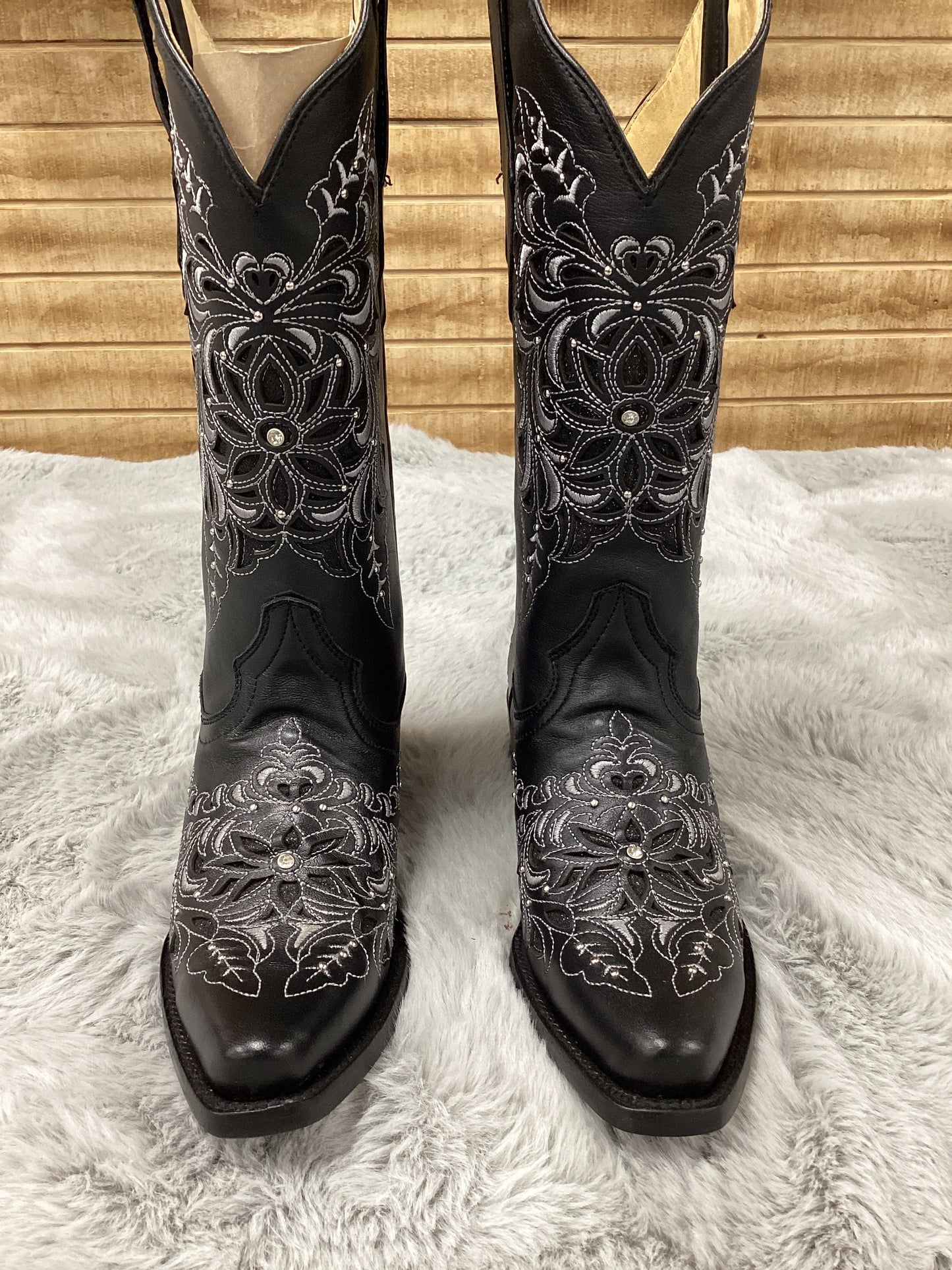 Rockem WomenS Boot Country Waxy Retro (Black)