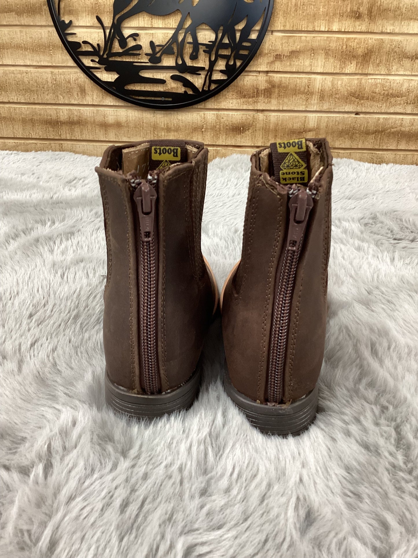 Black Stone Kids Ankle Boot Crazy Denver (Brown) 220