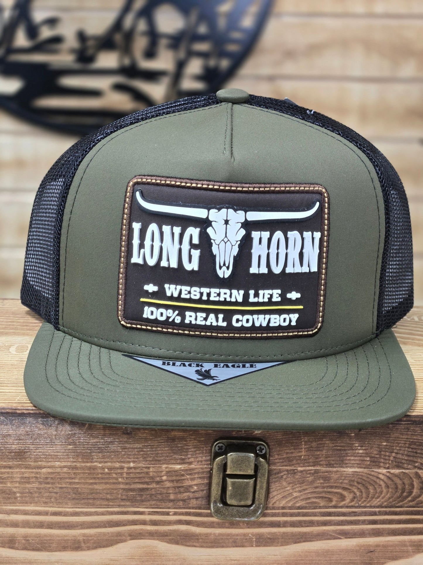 Black Eagle Long Horn Cap