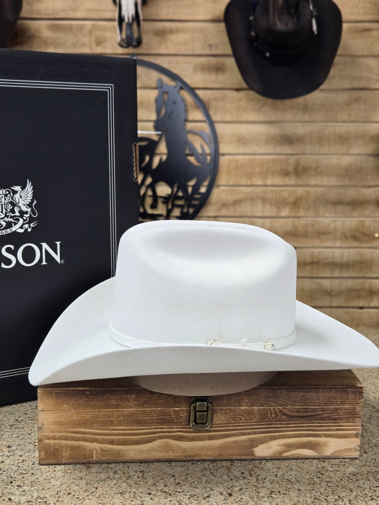 Stetson 10X Shasta Felt Hat -White