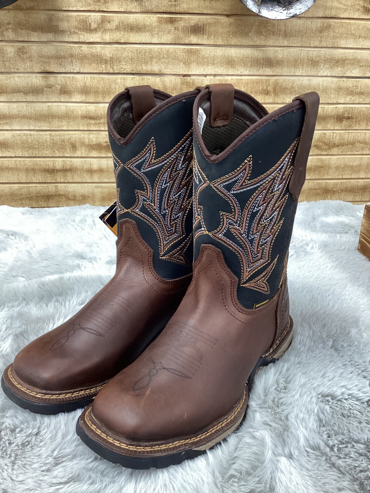Cebu Tumbleweed Waterproof Steel Toe Work Boot (Brown) WP SQR