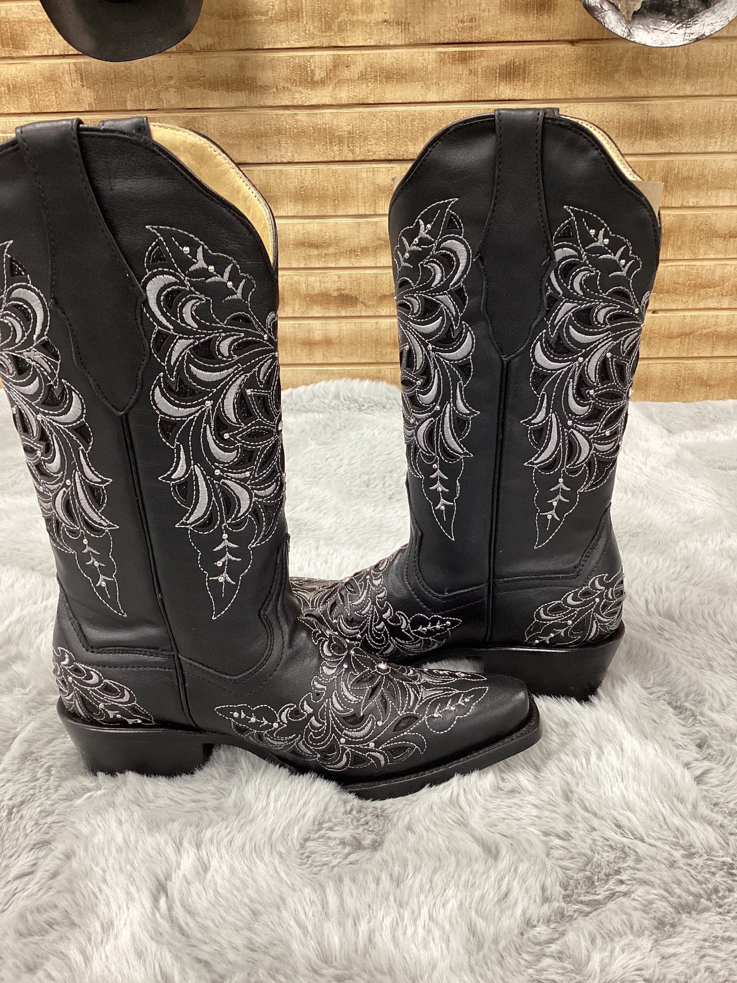 Rockem WomenS Boot Country Waxy Retro (Black)