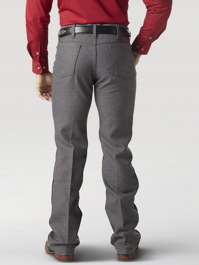 Wrangler Mens Wrancher Dress Jean (Heather Grey)