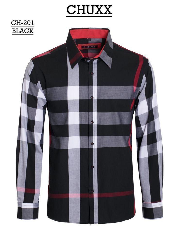 Chuxx/Baldelli Mens Plaid Shirt