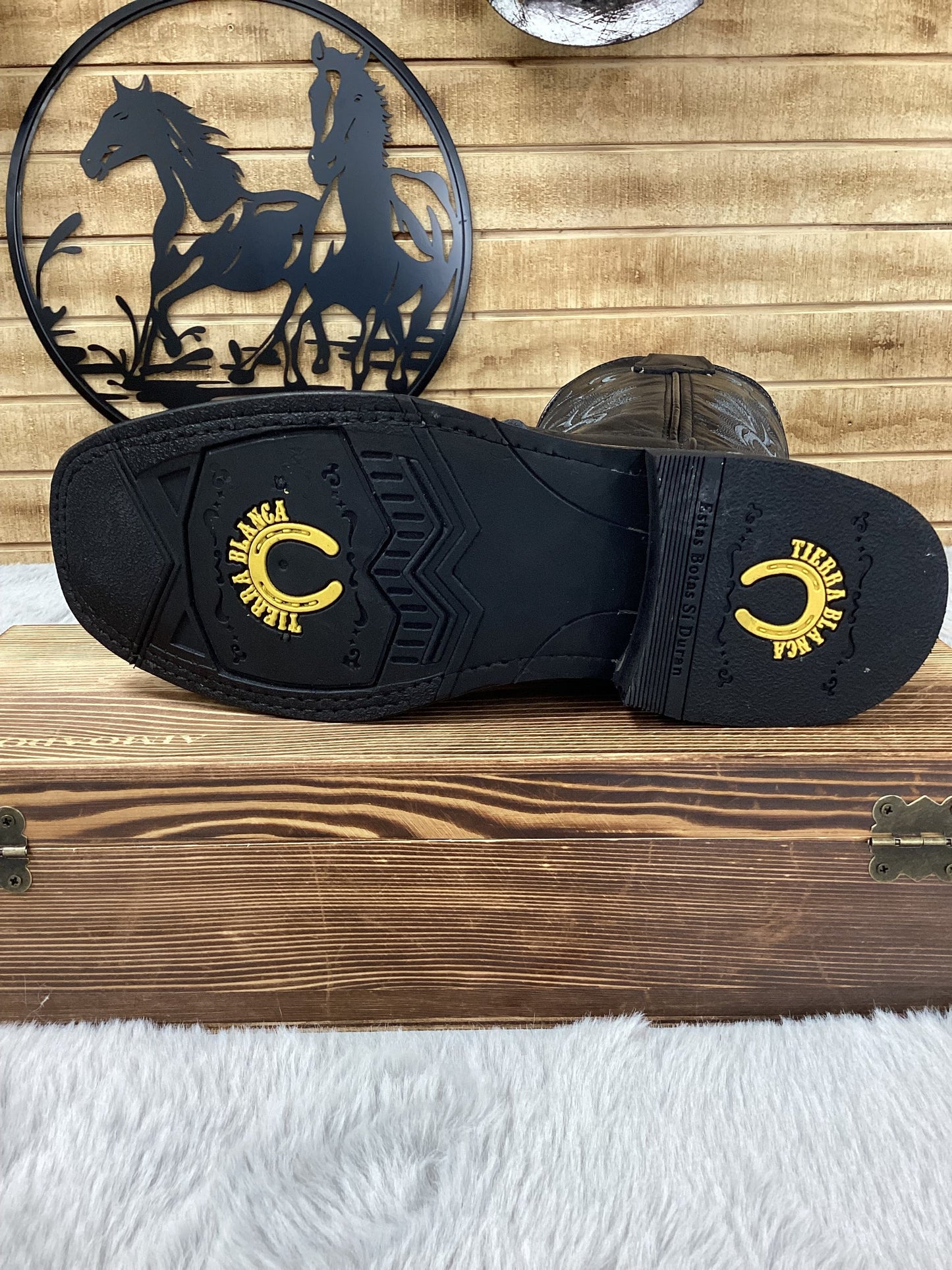 Tierra Blanca Kids Boot Graso (Black) 754