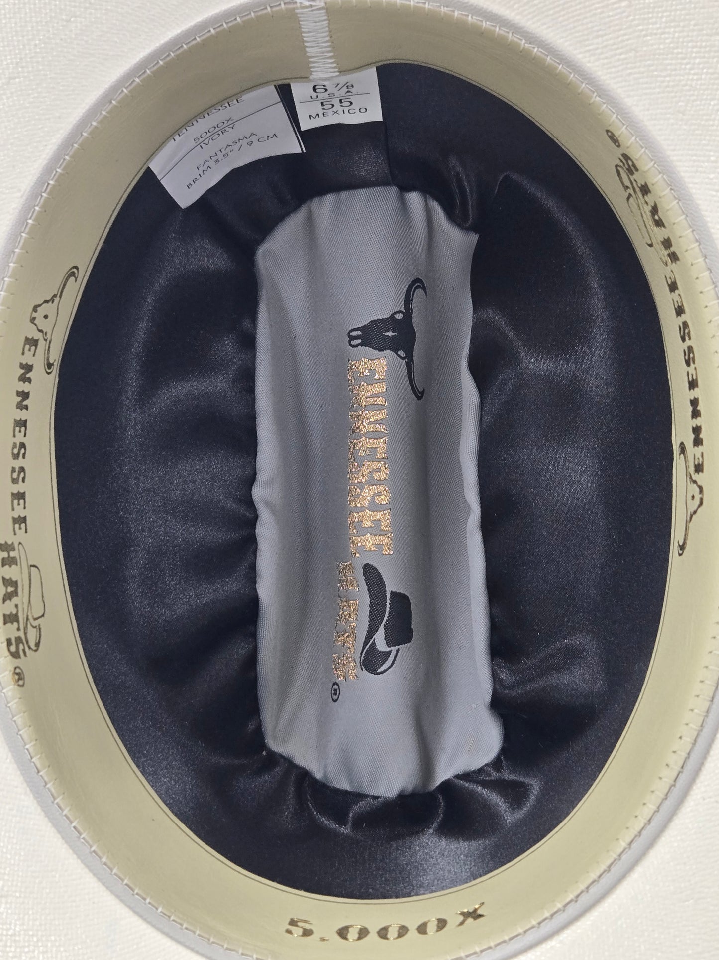 Tennessee Hats 5000x Fantasma - Ivory