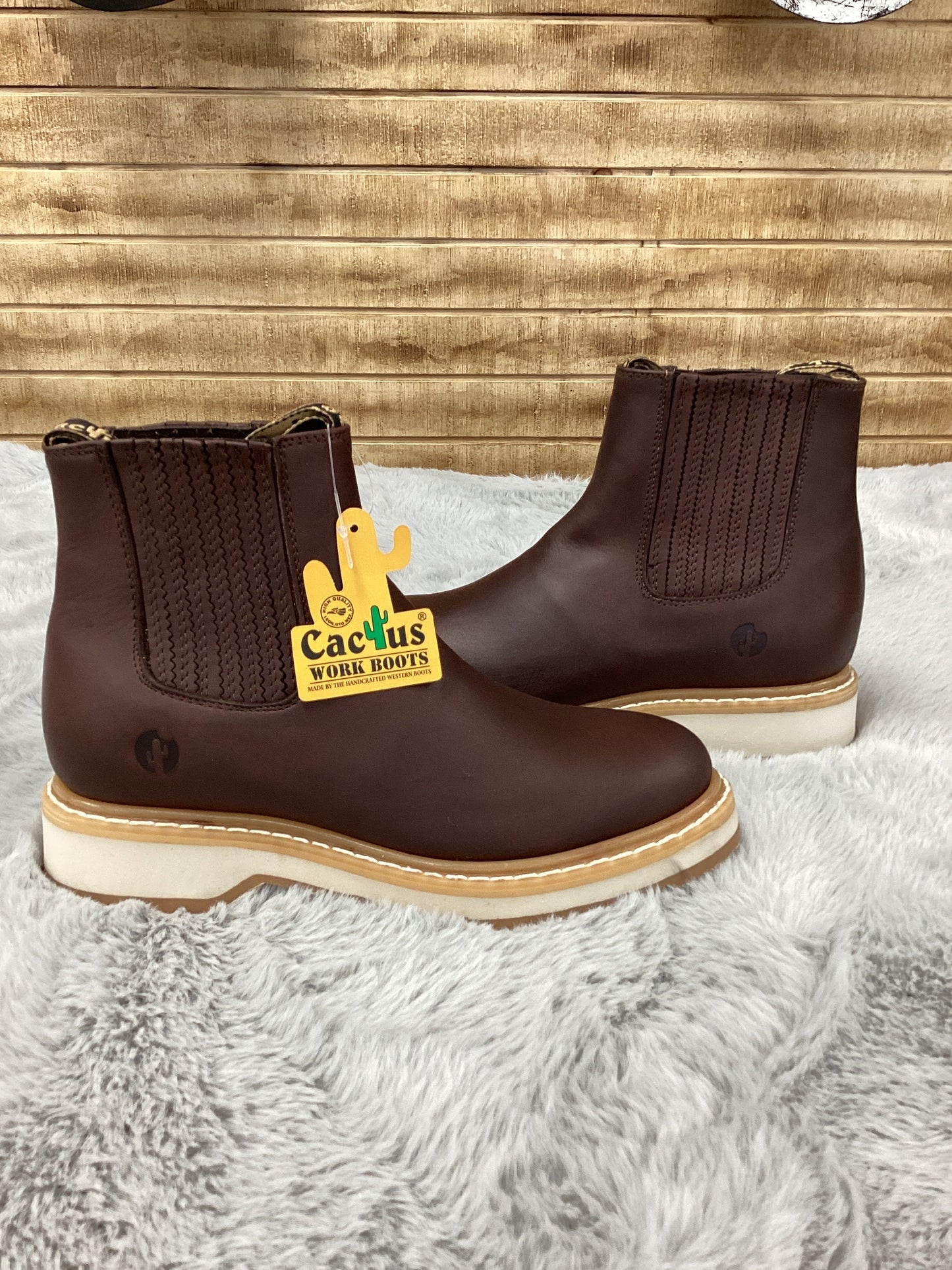 Cactus MenS Work boot (Brown) 7632