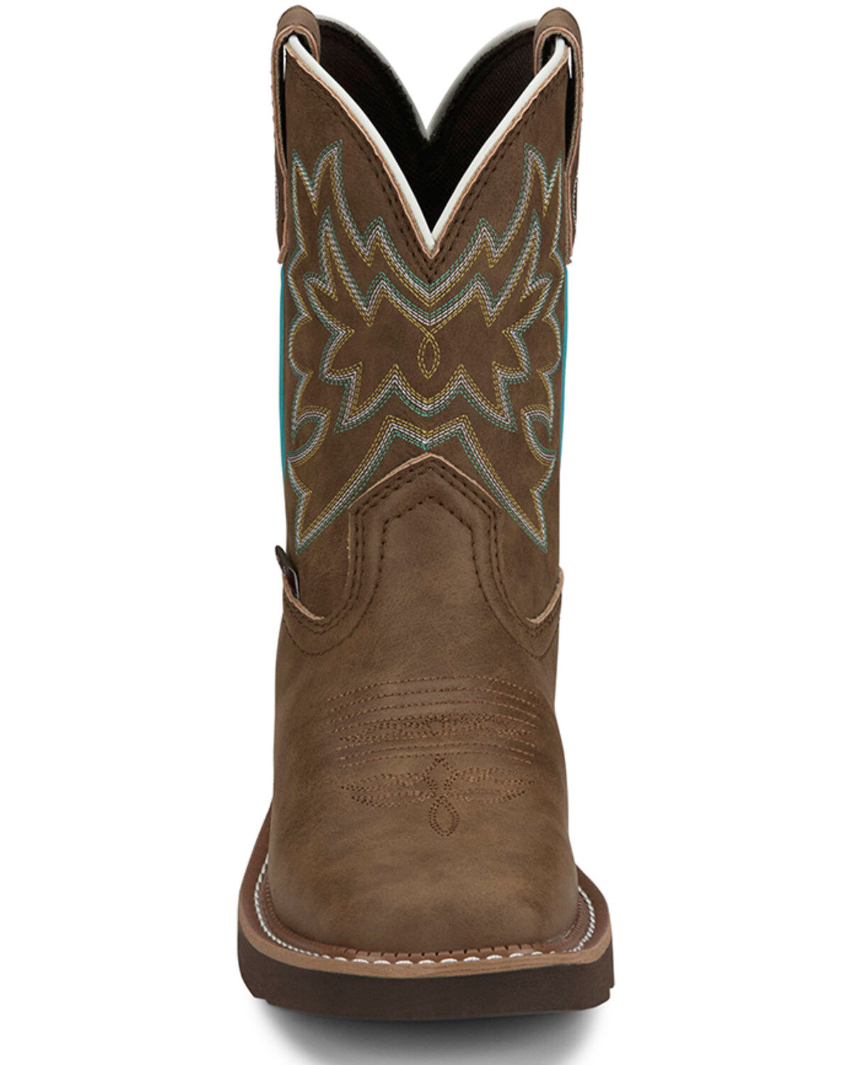 Justin Womens Low Shaft Sunny Chocolate Cowhide Boot GY9542