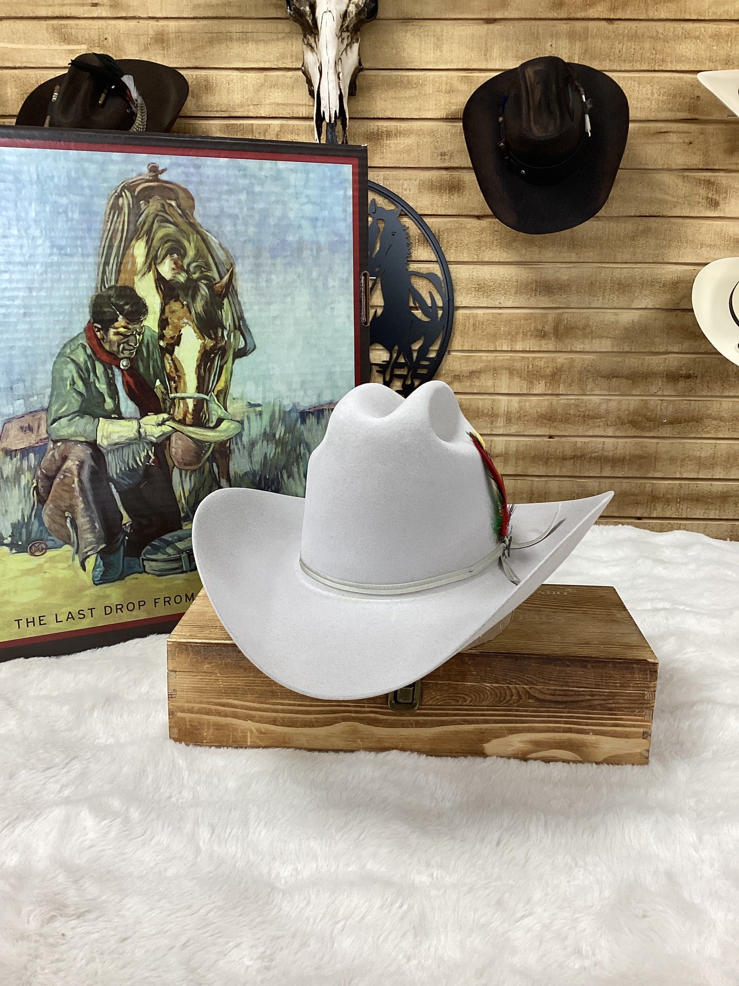 Stetson 6x Rancher Felt Hat -Silver Grey