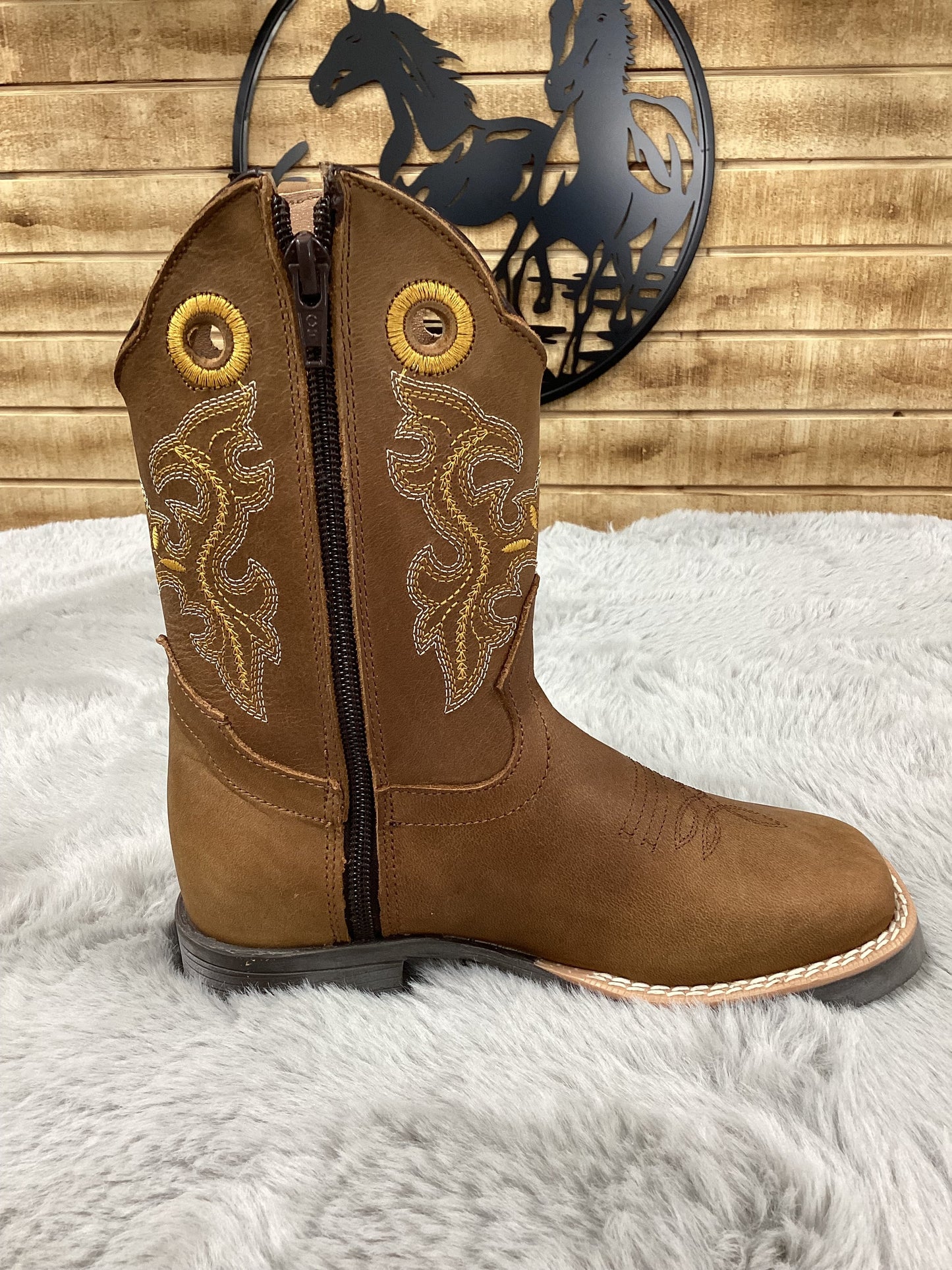 Black Stone Kids Boot Crazy Denver West (Tan) DV200