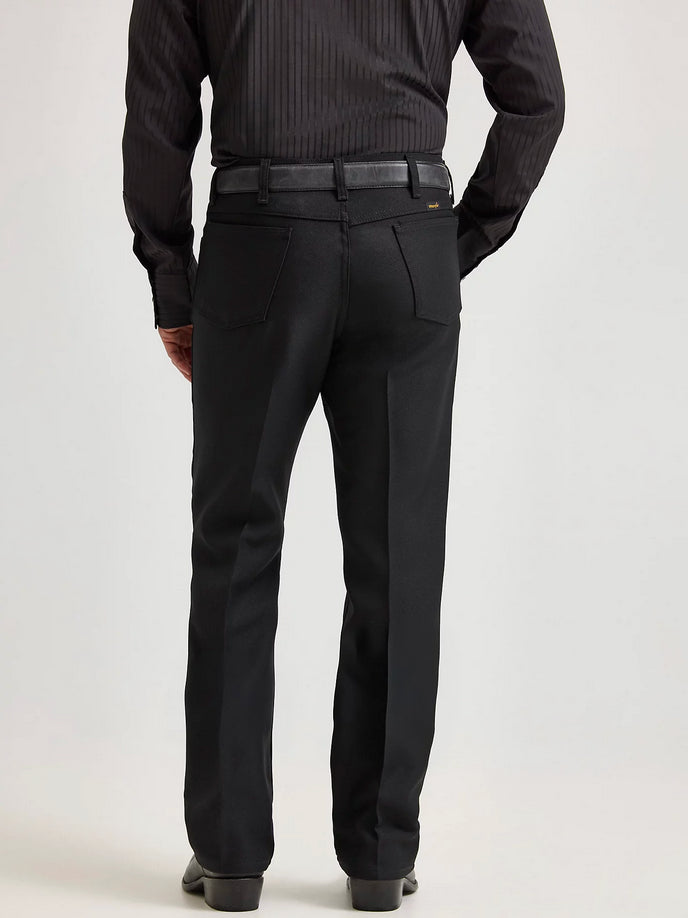 Wrangler Mens Wrancher Dress Jean (Black)
