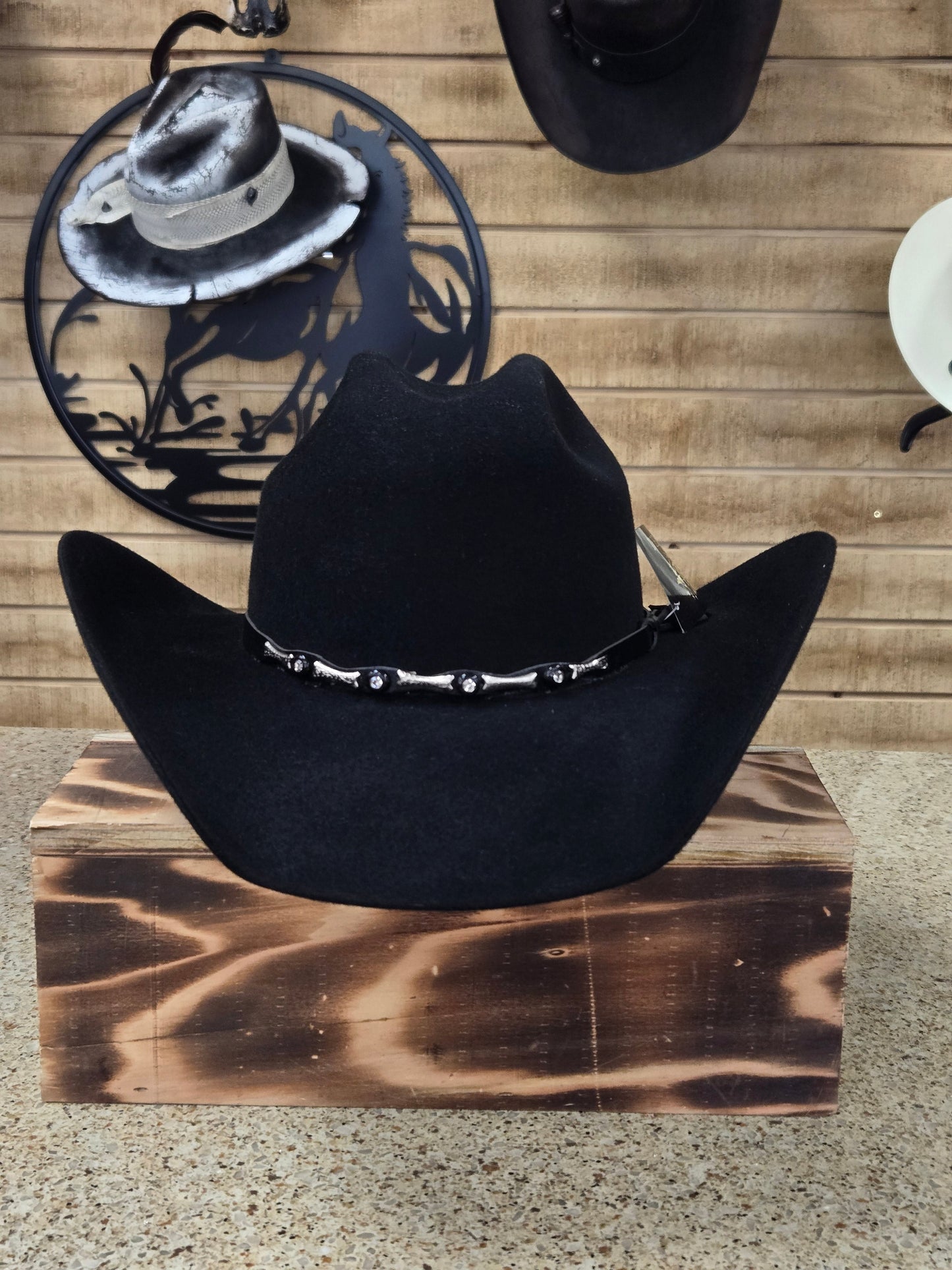 El General 50x Toro Felt Hat Texana - Black