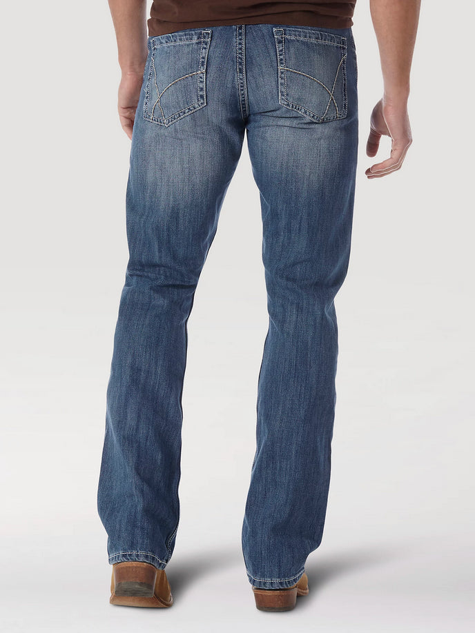 Wrangler Mens Vintage 20x No.42 Bootcut Jean (Light Blue)