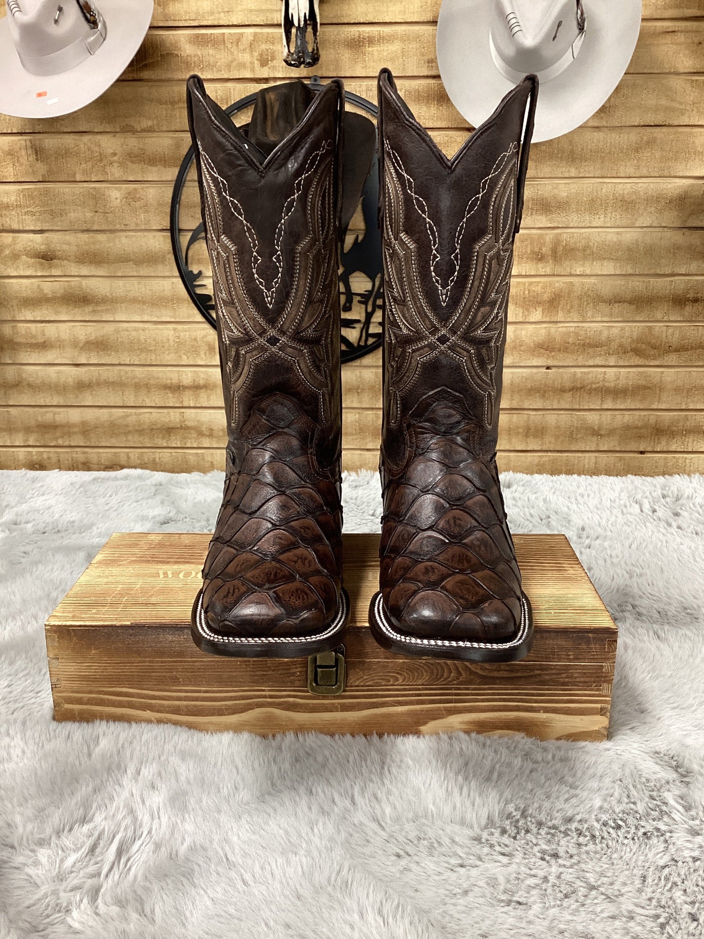 Denver Mens Boot Western Safari - Brown