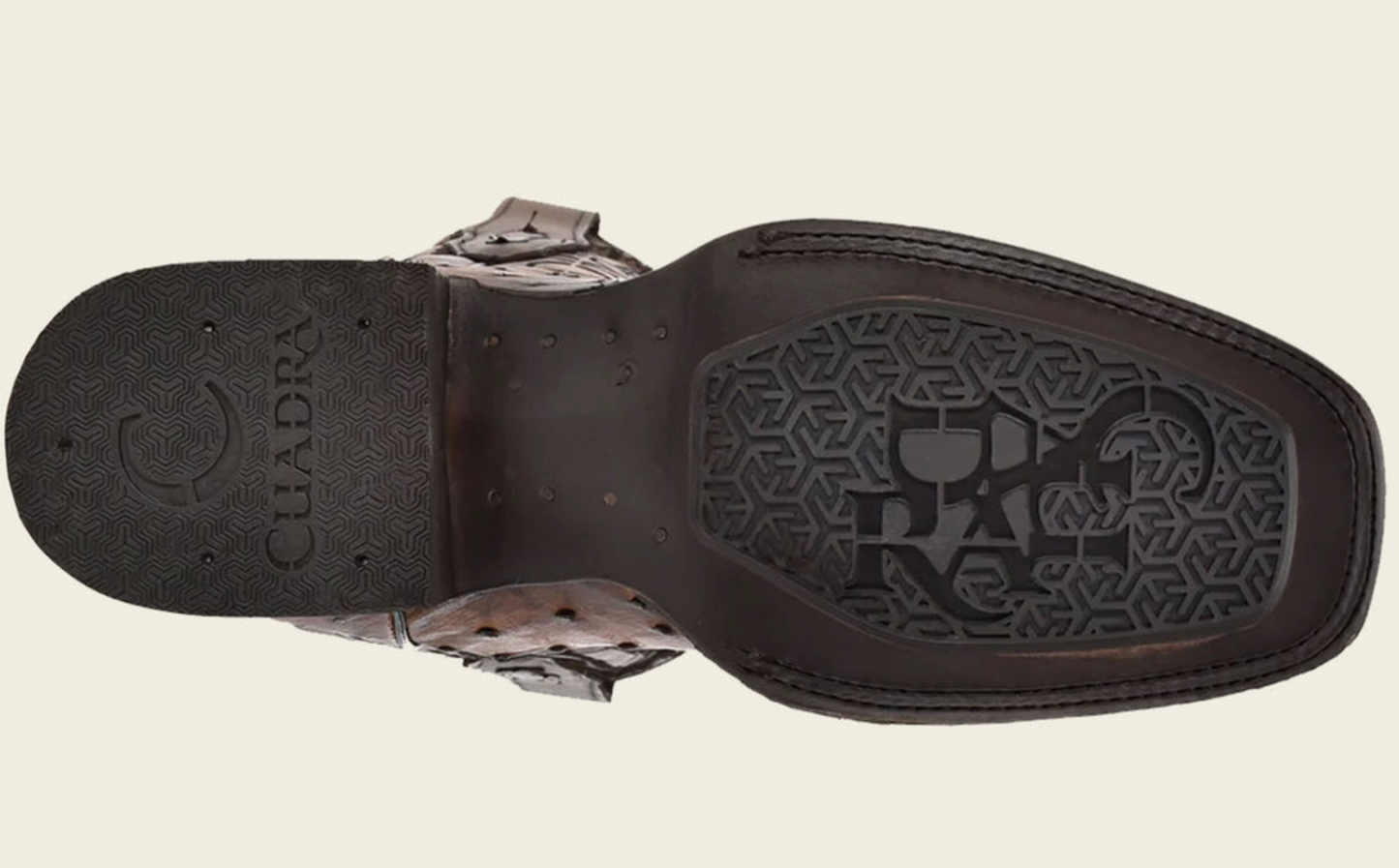 Cuadra Mens Engraved Ostr/Ave Boot - Lunge Brown CU744