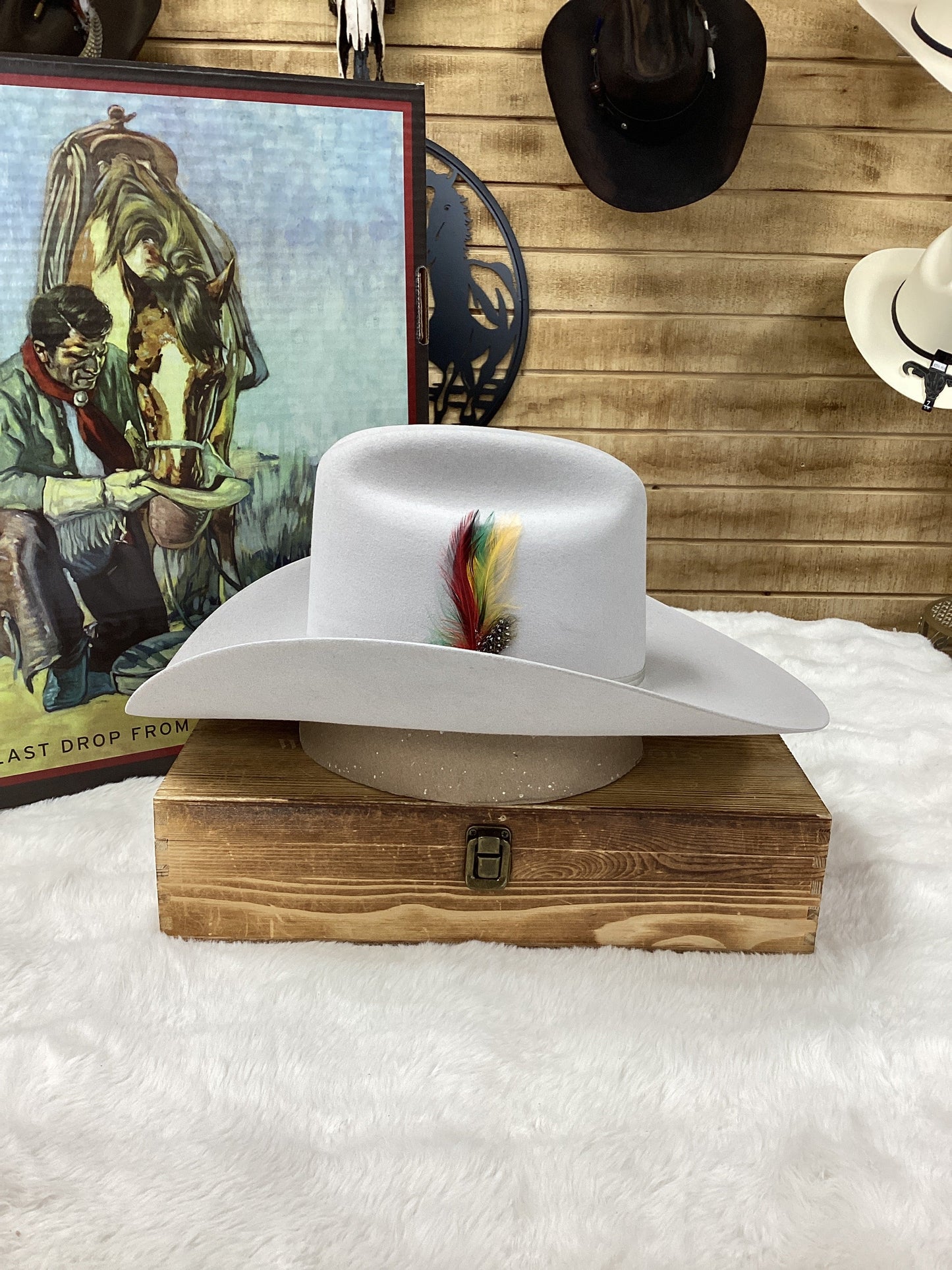 Stetson 6x Rancher Felt Hat -Silver Grey