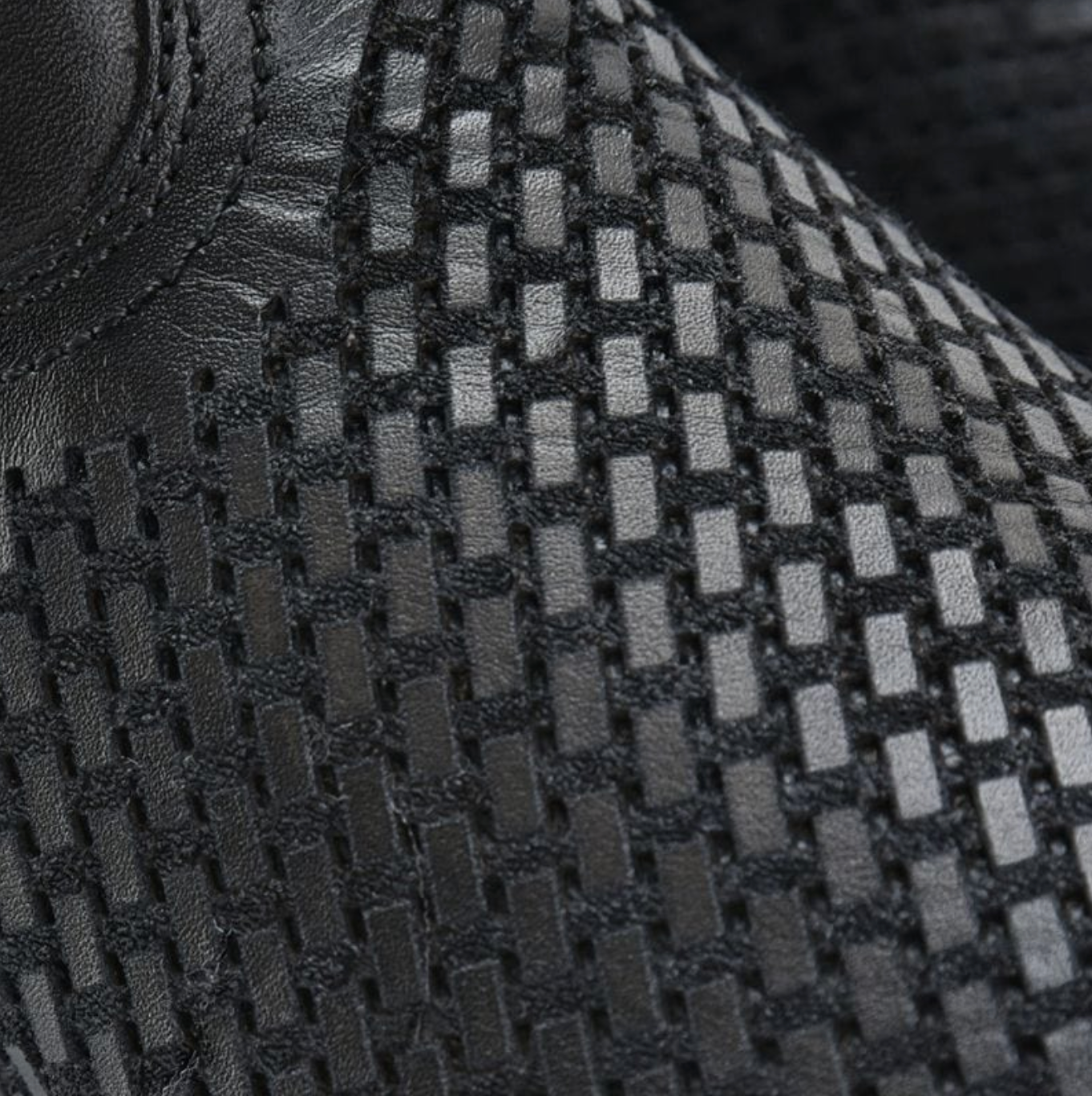 Cuadra Mens Urban Laser & Woven Low Shaft Boot - Black CU969